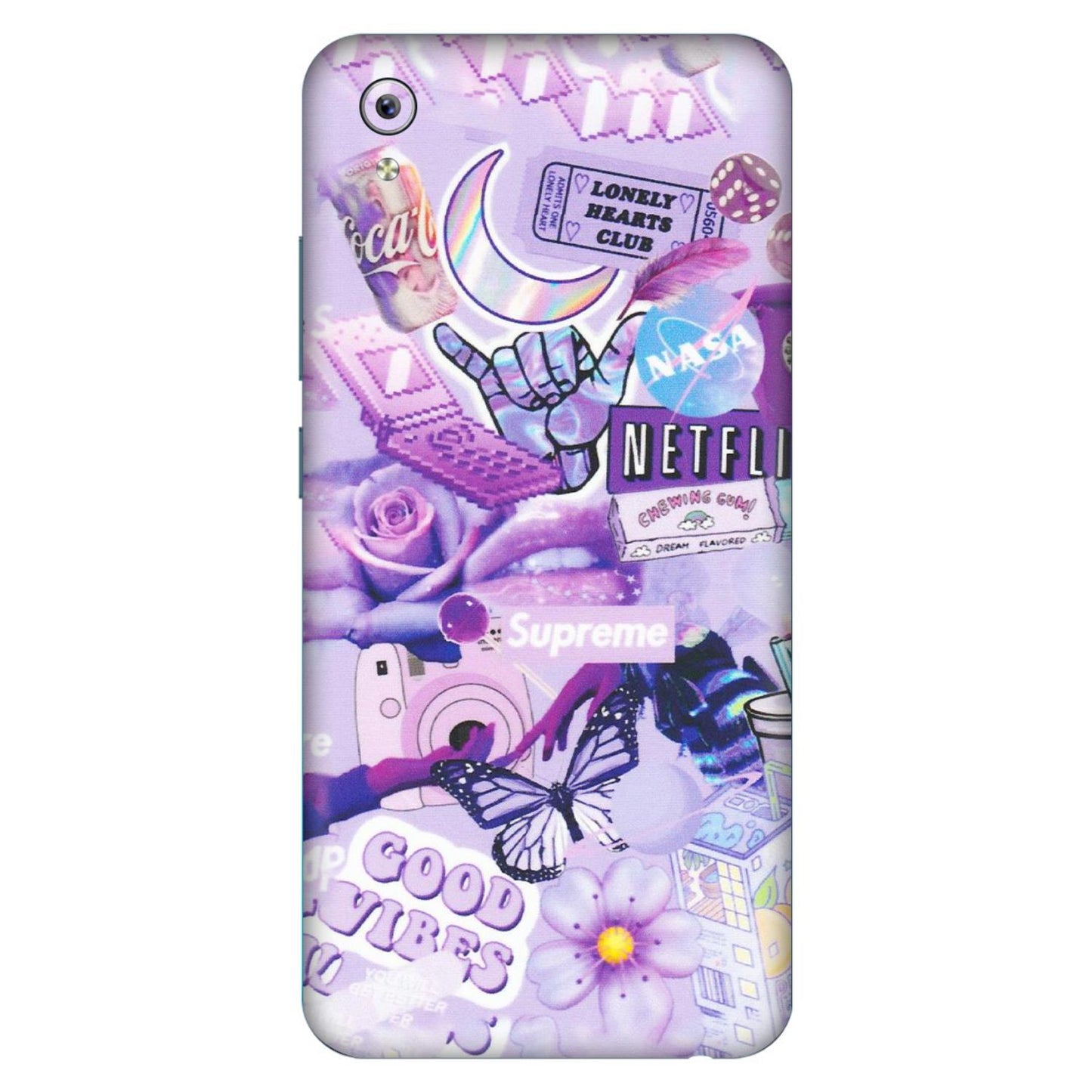VIVO Y Series Phone Skins (All Models) - Supreme Purple Magic - Matte Finish (M-88) Vivo Y91i