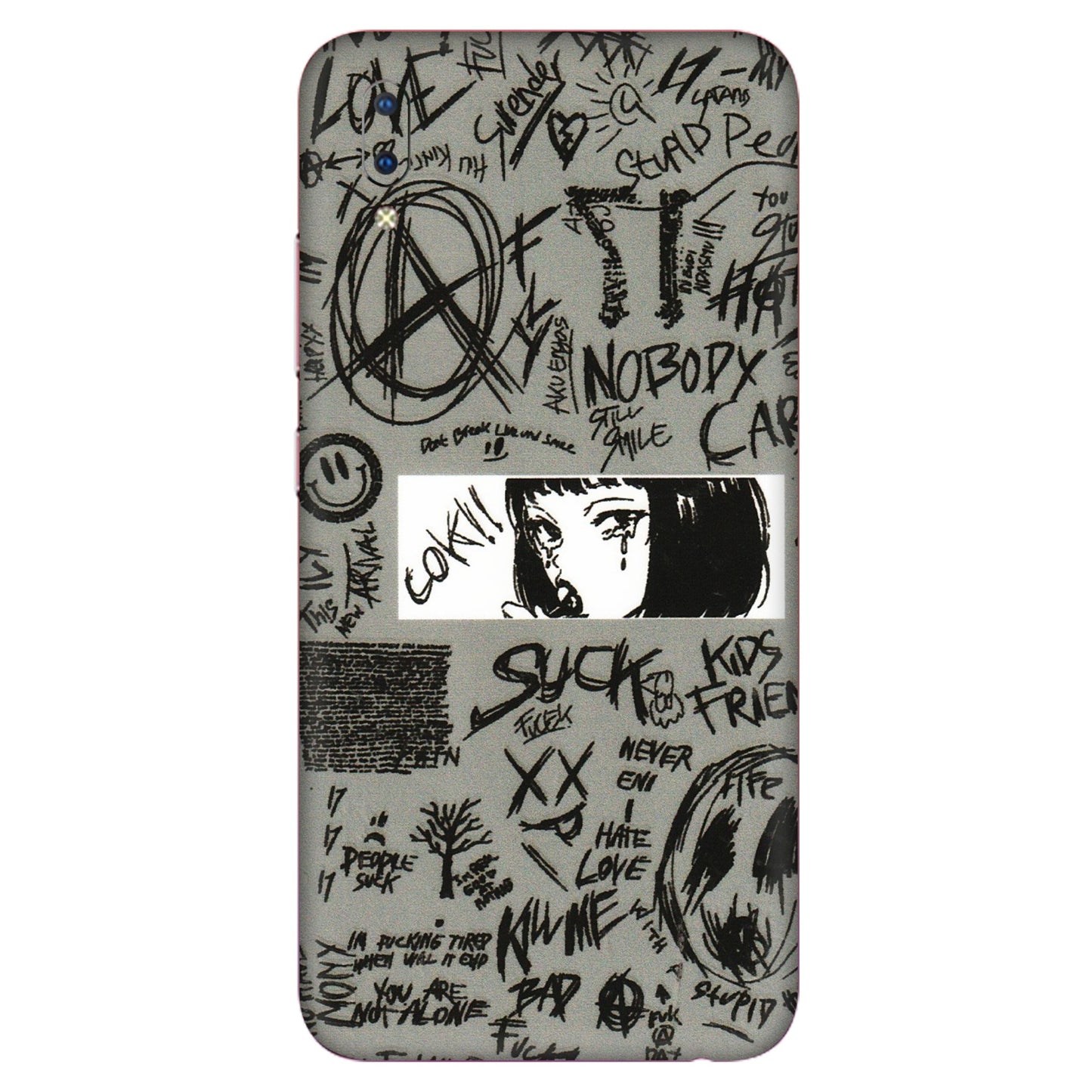 VIVO Y Series Phone Skins (All Models) - Never Have Love Anime - 3D Embossed Finish (L-260) Vivo Y93