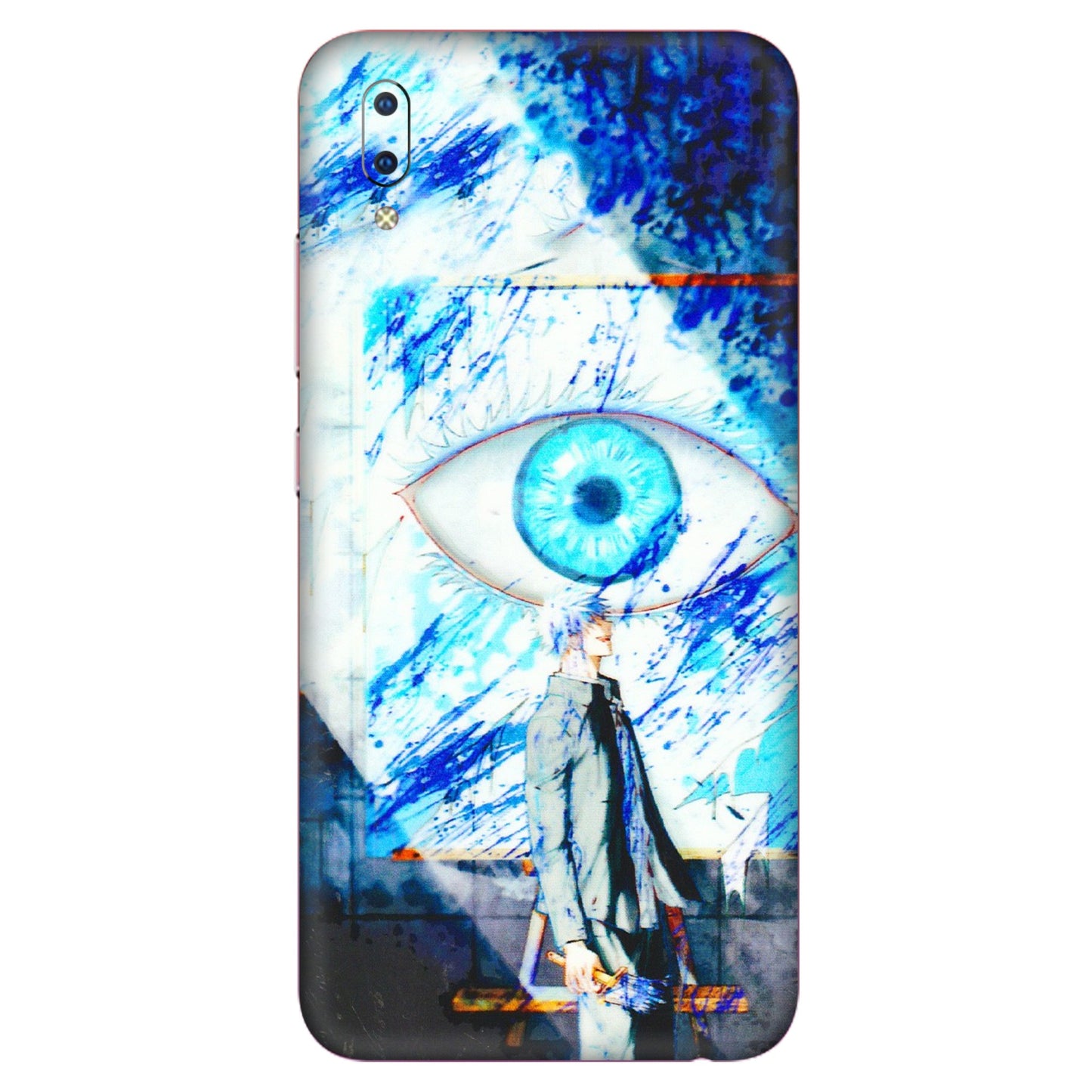 VIVO Y Series Phone Skins (All Models) - Anime Sea Blue Eye - 3D Embossed Finish (L-318) Vivo Y93