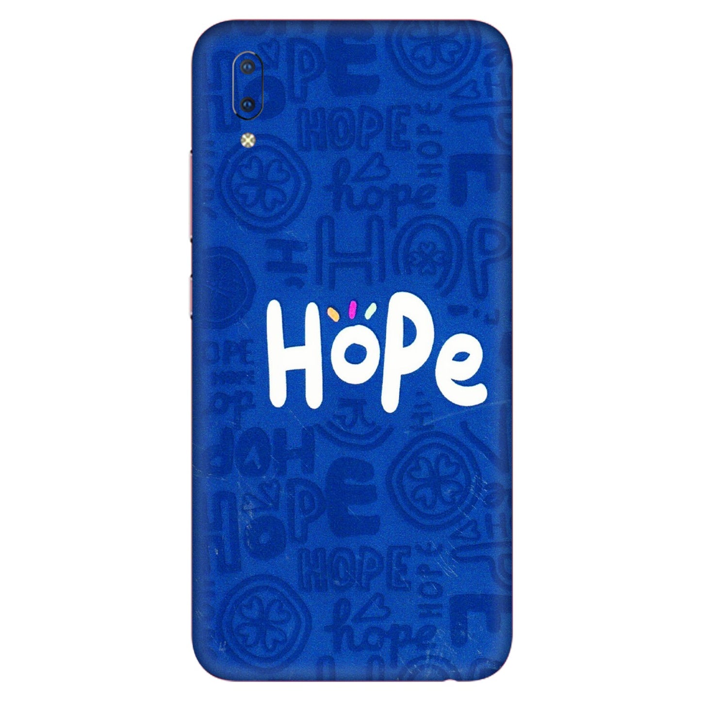VIVO Y Series Phone Skins (All Models) - Hope Doodles Blue - 3D Embossed Finish (L-43) Vivo Y93