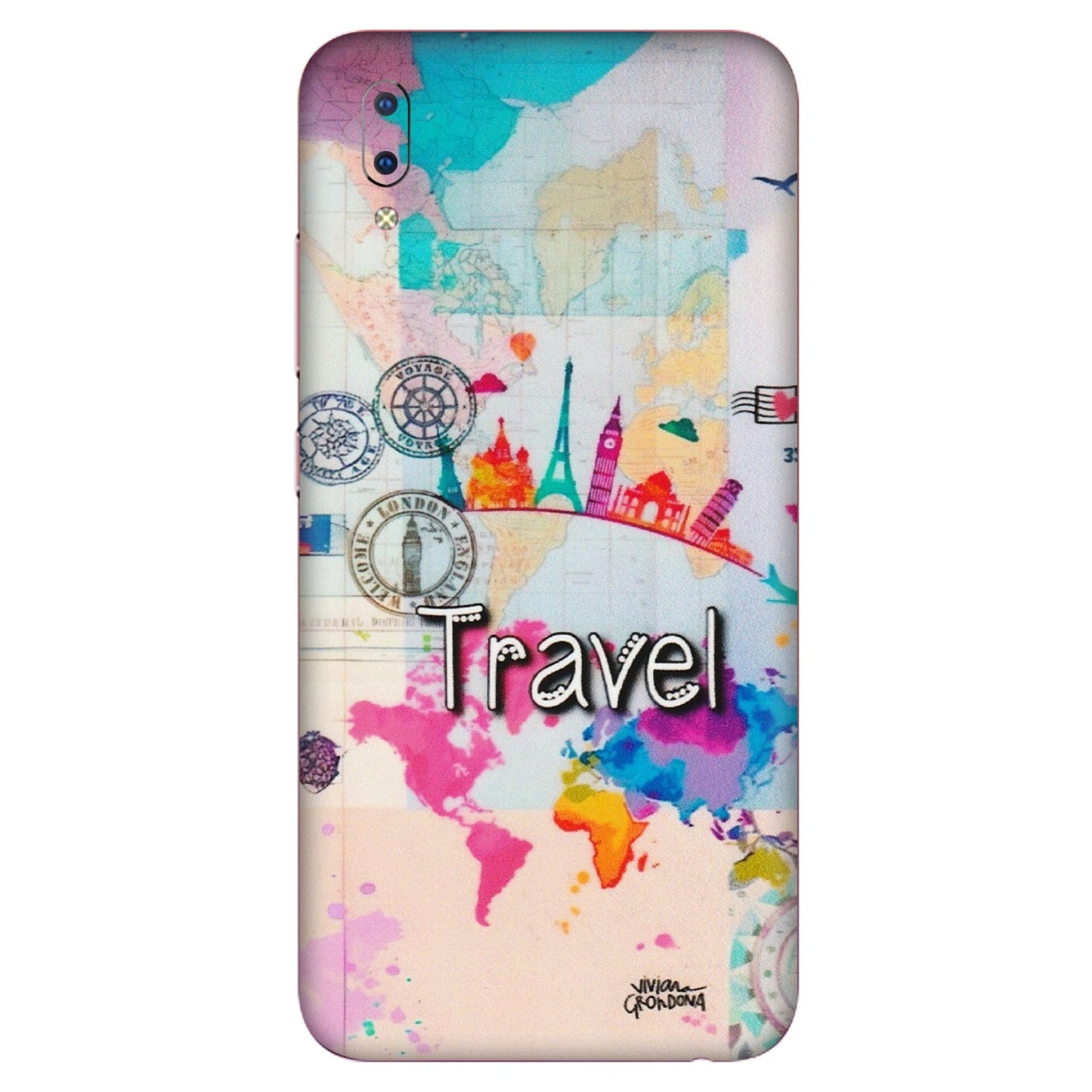 VIVO Y Series Phone Skins (All Models) - Travel The Wonders - Matte Finish (M-108) Vivo Y93