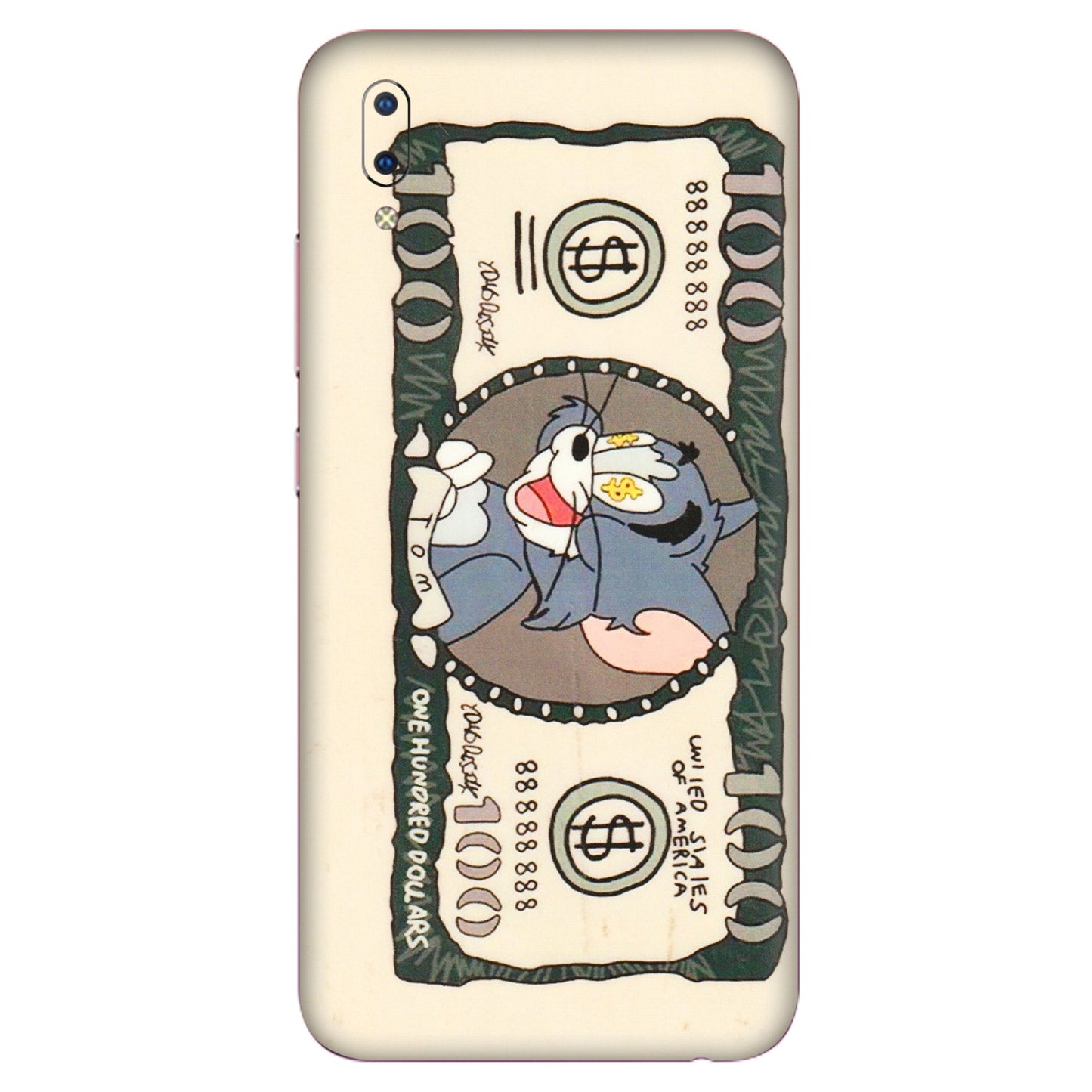 VIVO Y Series Phone Skins (All Models) - One Hundred Dollar Tom - Transparent Finish (T-16) Vivo Y93