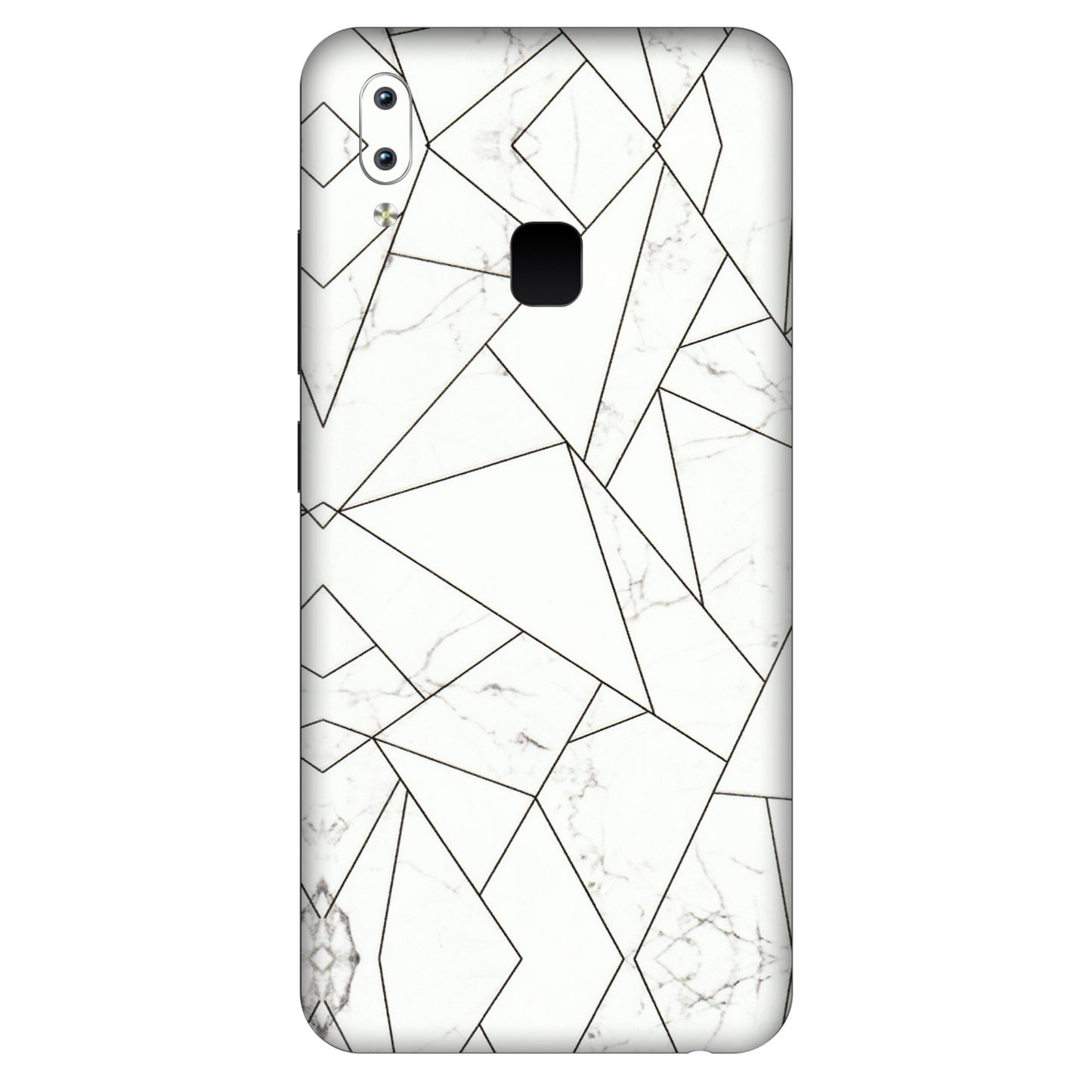 VIVO Y Series Phone Skins (All Models) - Luxury White Marble Effect - 3D Embossed Finish (L-168) Vivo Y95