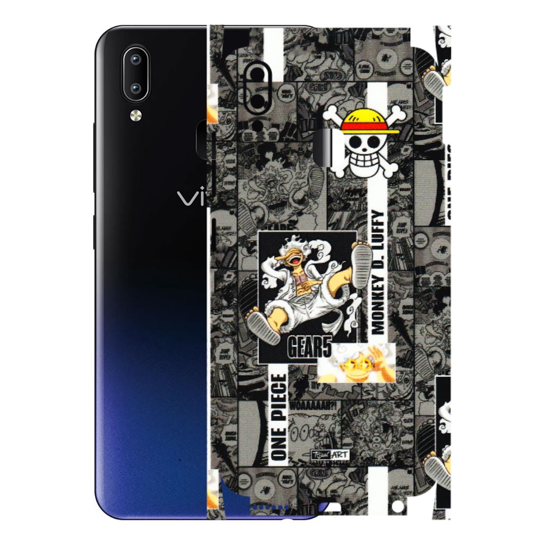 VIVO Y Series Phone Skins (All Models) - Cuffy Anime MonkeyCamic - 3D Embossed Finish (L-242) Vivo Y95