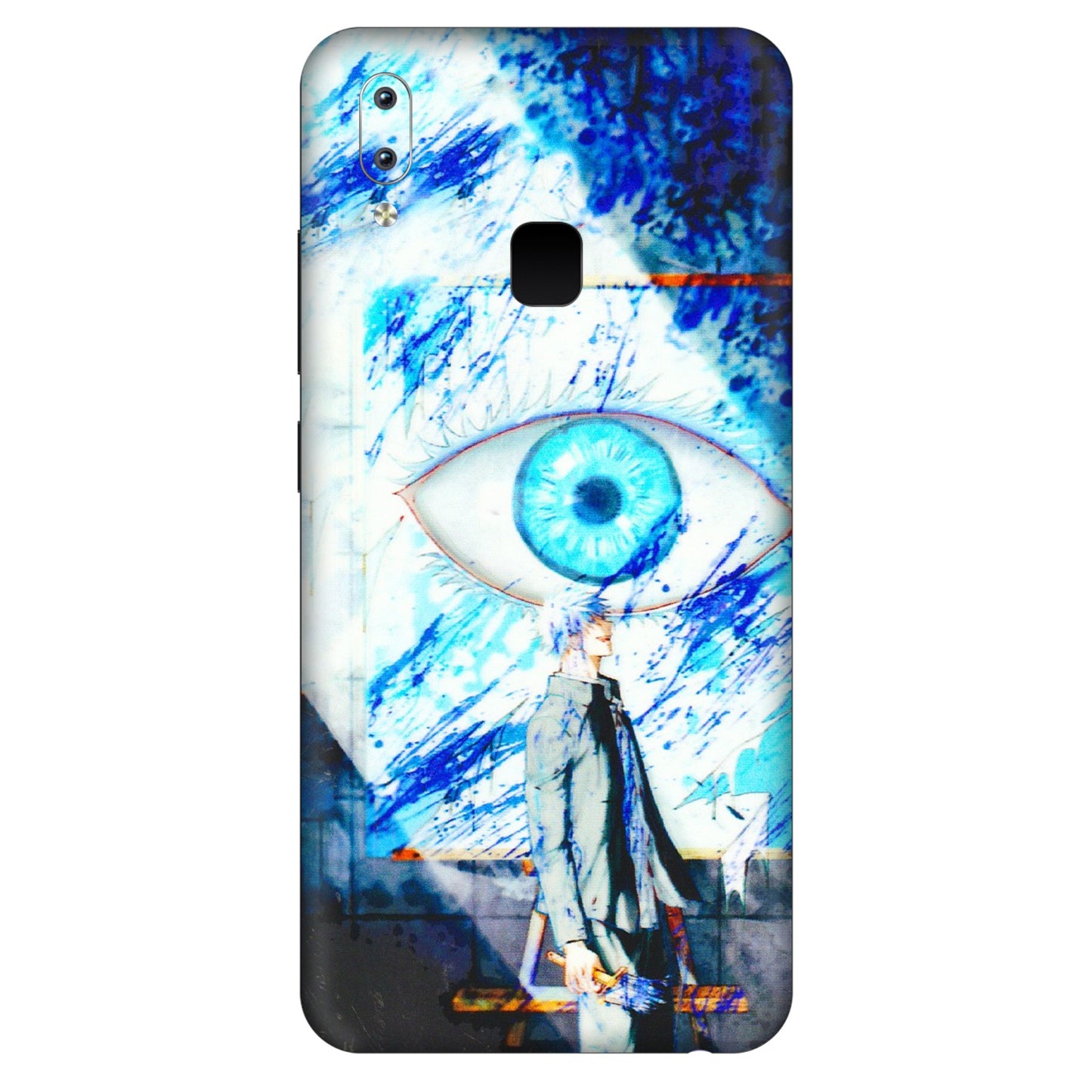 VIVO Y Series Phone Skins (All Models) - Anime Sea Blue Eye - 3D Embossed Finish (L-318) Vivo Y95