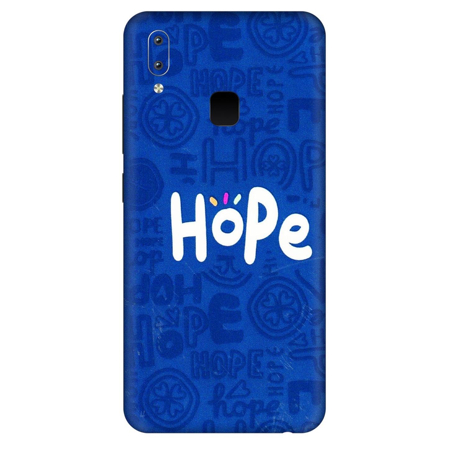 VIVO Y Series Phone Skins (All Models) - Hope Doodles Blue - 3D Embossed Finish (L-43) Vivo Y95