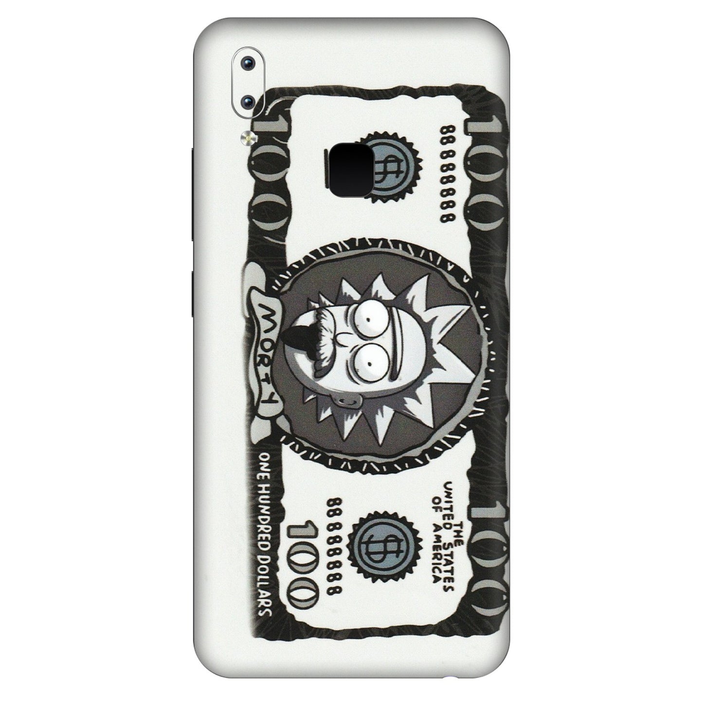 VIVO Y Series Phone Skins (All Models) - Rick And Morty Hundred Dollar Anime - Matte Finish (M-161) Vivo Y95