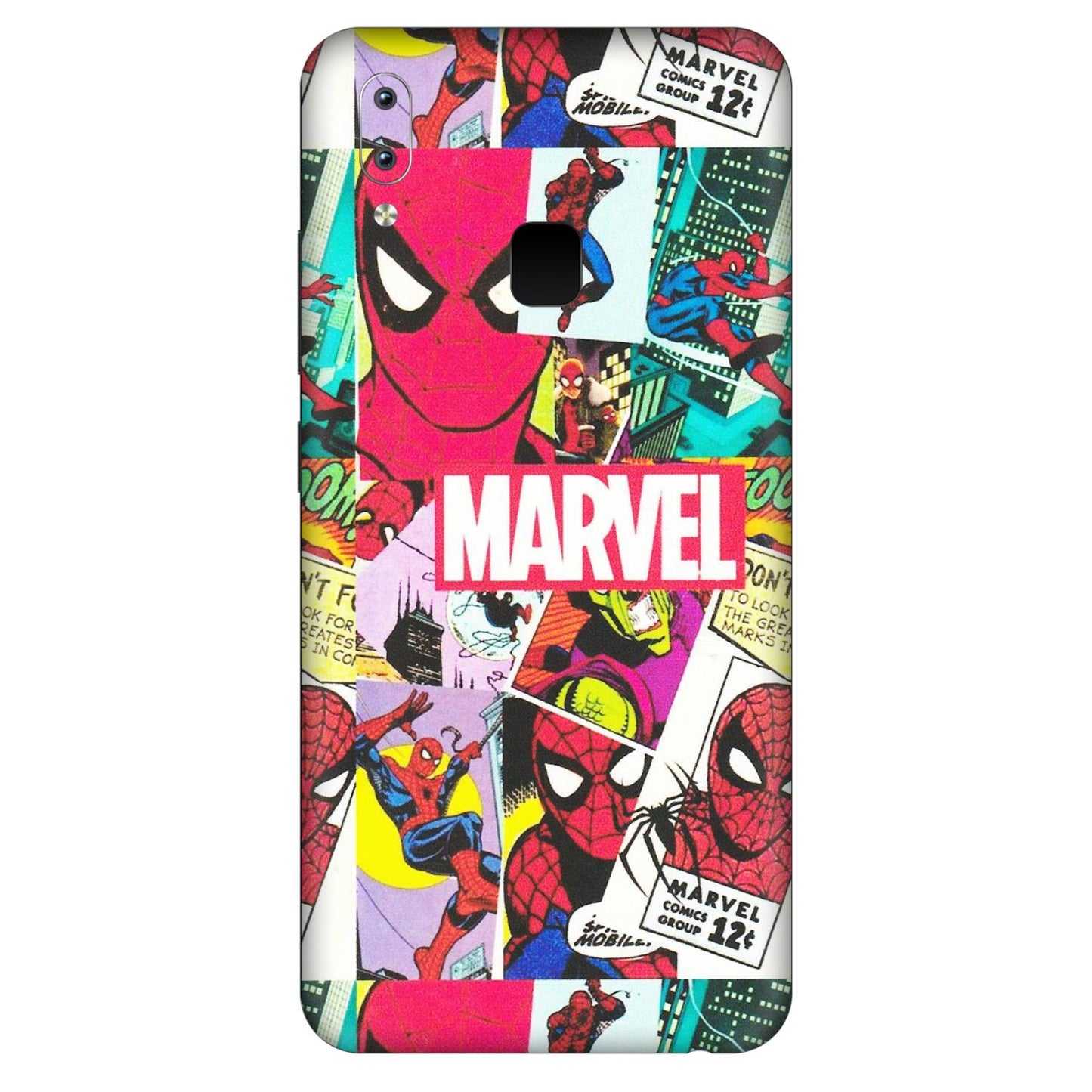 VIVO Y Series Phone Skins (All Models) - Marvel Comic Spiderman Grafitti - Matte Finish (M-72) Vivo Y95
