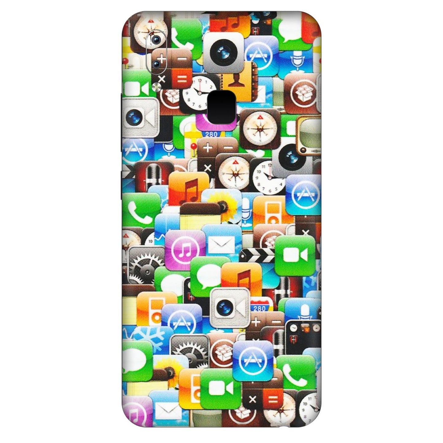 VIVO Y Series Phone Skins (All Models) - All Apple Icons - Matte Finish (M-93) Vivo Y95