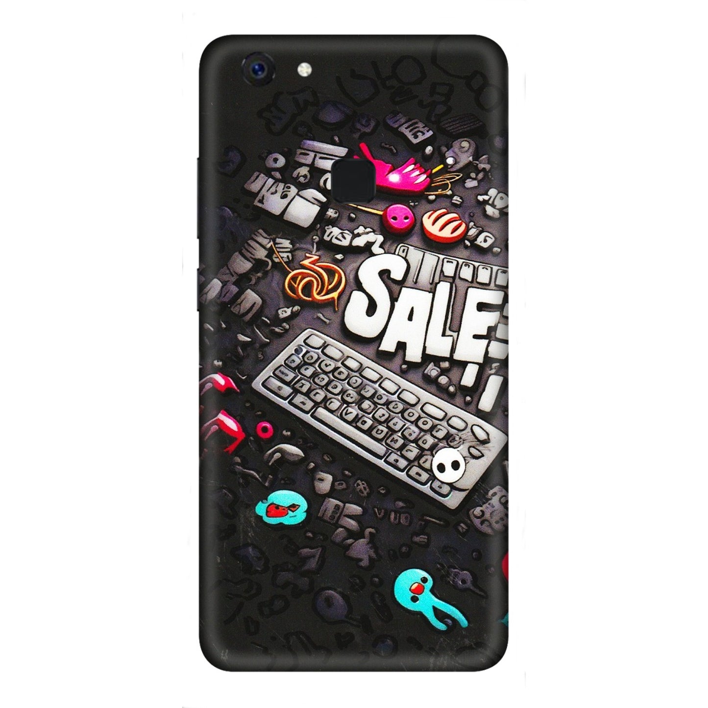 VIVO Z/V/X/T/U/S Series Phone Skins (All Models) - Gadgets Sale - 3D Embossed Finish (L-50) Vivo Z10