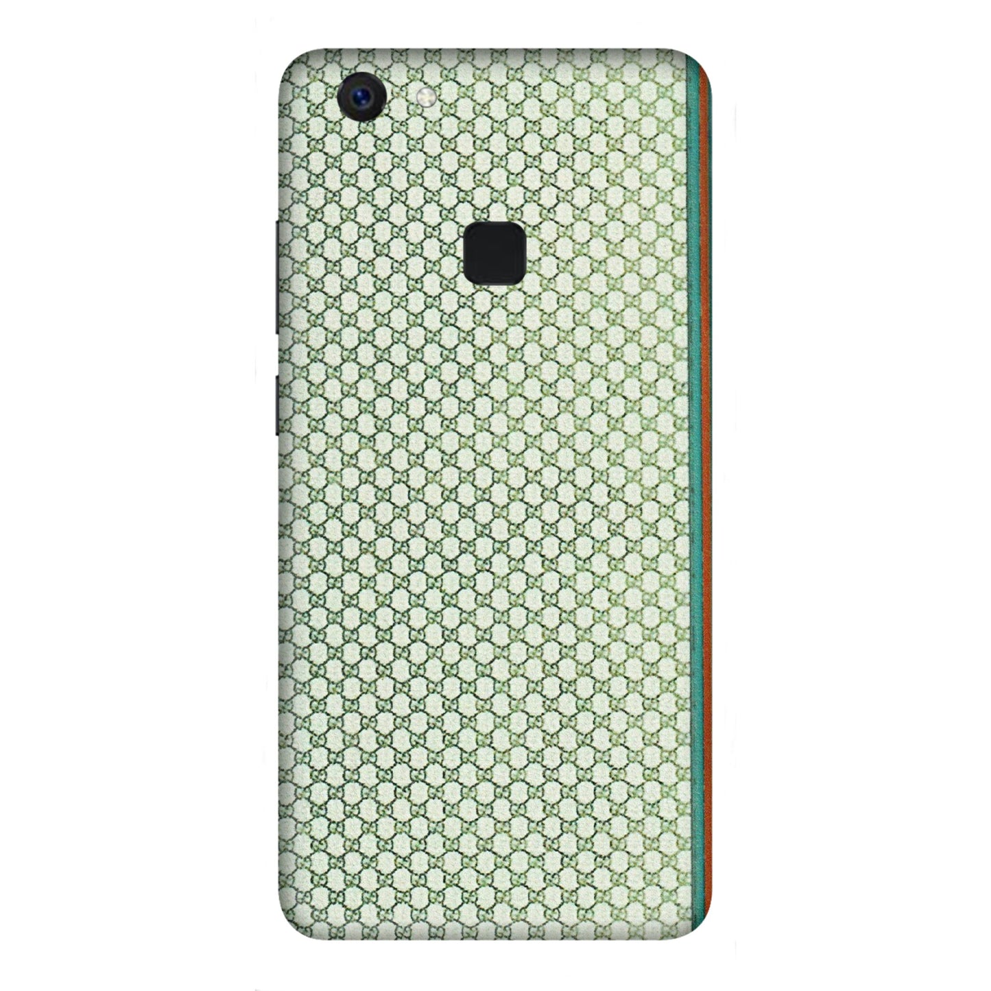 VIVO Z/V/X/T/U/S Series Phone Skins (All Models) - Gucci Fabric Pattern - 3D Embossed Finish (L-73) Vivo Z10