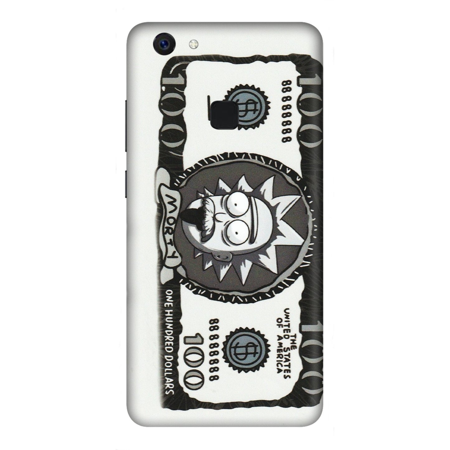 VIVO Z/V/X/T/U/S Series Phone Skins (All Models) - Rick And Morty Hundred Dollar Anime - Matte Finish (M-161) Vivo Z10