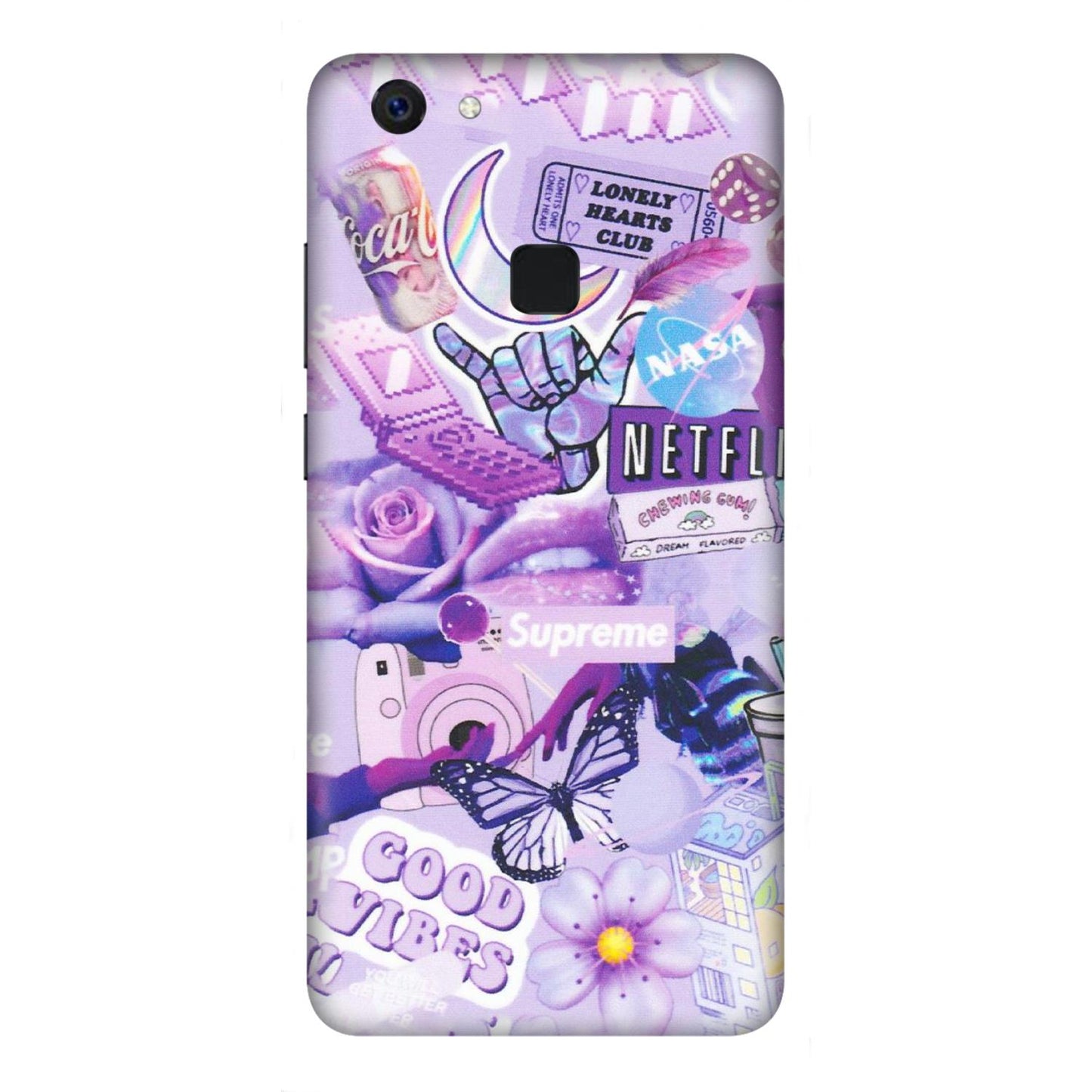 VIVO Z/V/X/T/U/S Series Phone Skins (All Models) - Supreme Purple Magic - Matte Finish (M-88) Vivo Z10
