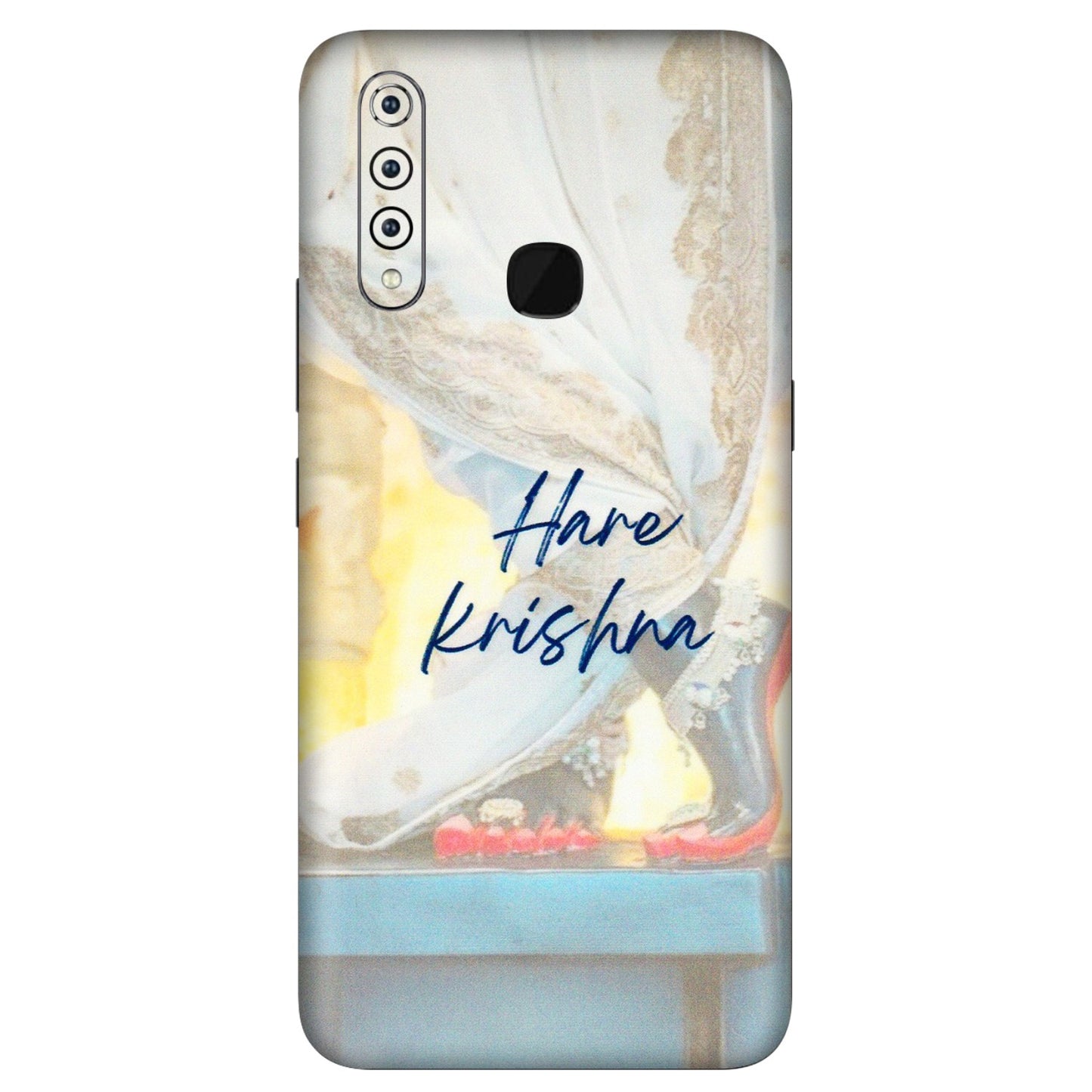 VIVO Z/V/X/T/U/S Series Phone Skins (All Models) - Hare Krishna - 3D Embossed Finish (L-03) Vivo Z1 Pro