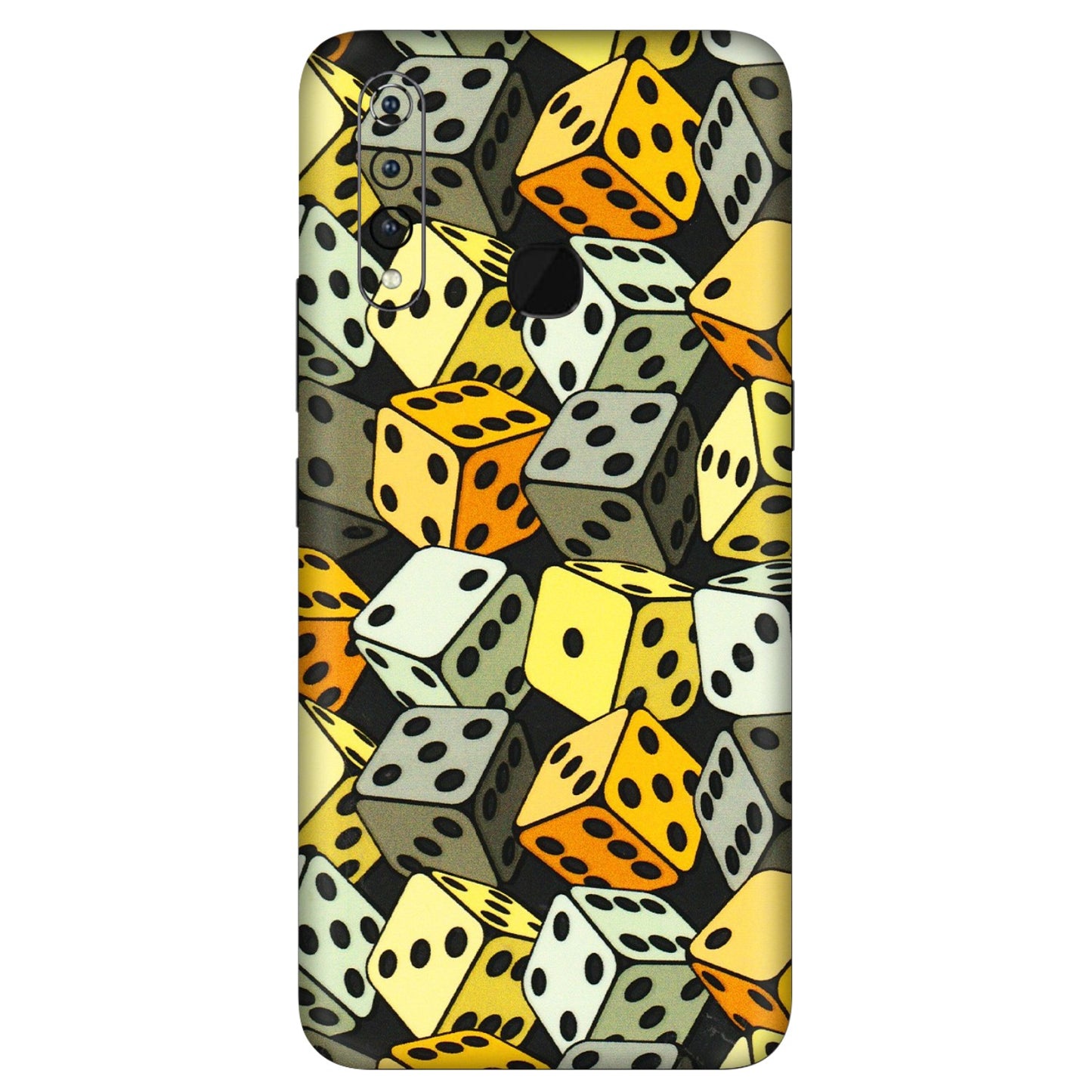 VIVO Z/V/X/T/U/S Series Phone Skins (All Models) - Dices Of Life - 3D Embossed Finish (L-04) Vivo Z1 Pro