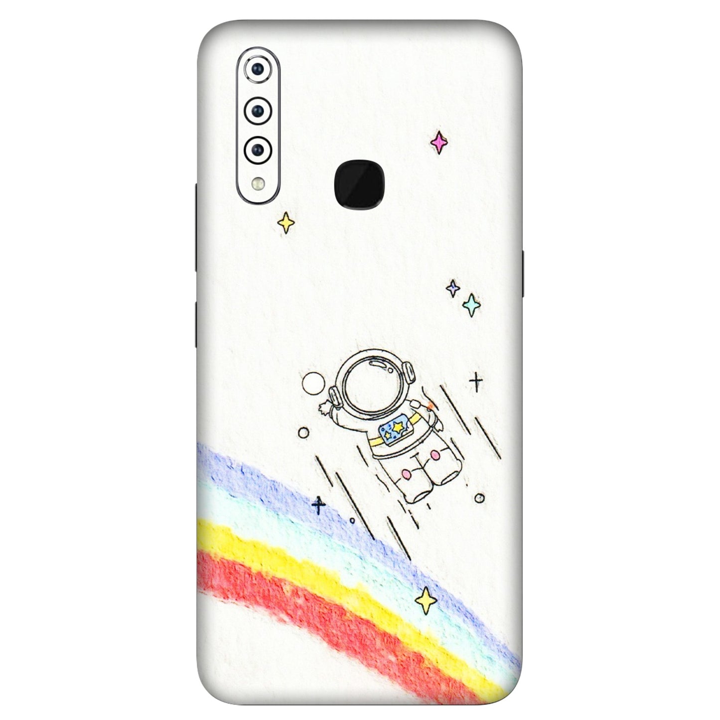 VIVO Z/V/X/T/U/S Series Phone Skins (All Models) - Milkyway Astronaut - 3D Embossed Finish (L-110) Vivo Z1 Pro