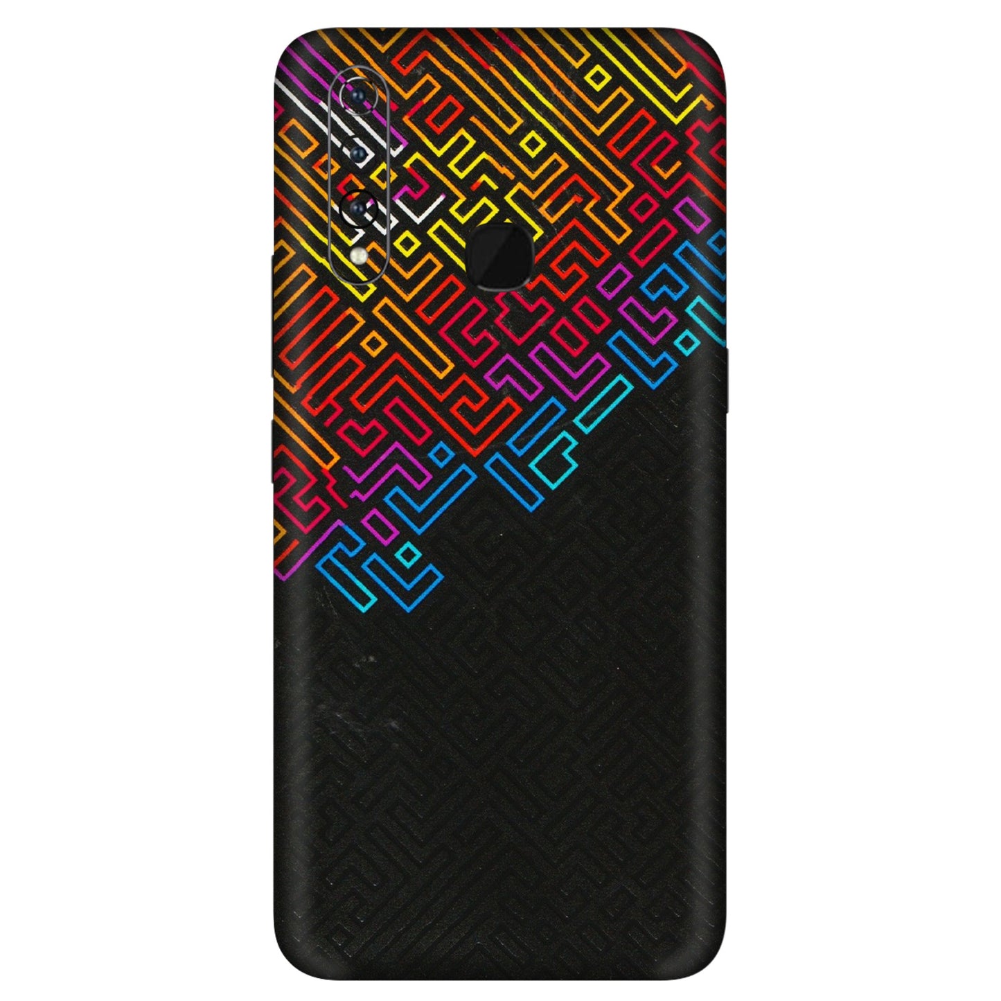 VIVO Z/V/X/T/U/S Series Phone Skins (All Models) - Dotme Pattern Art - 3D Embossed Finish (L-121) Vivo Z1 Pro