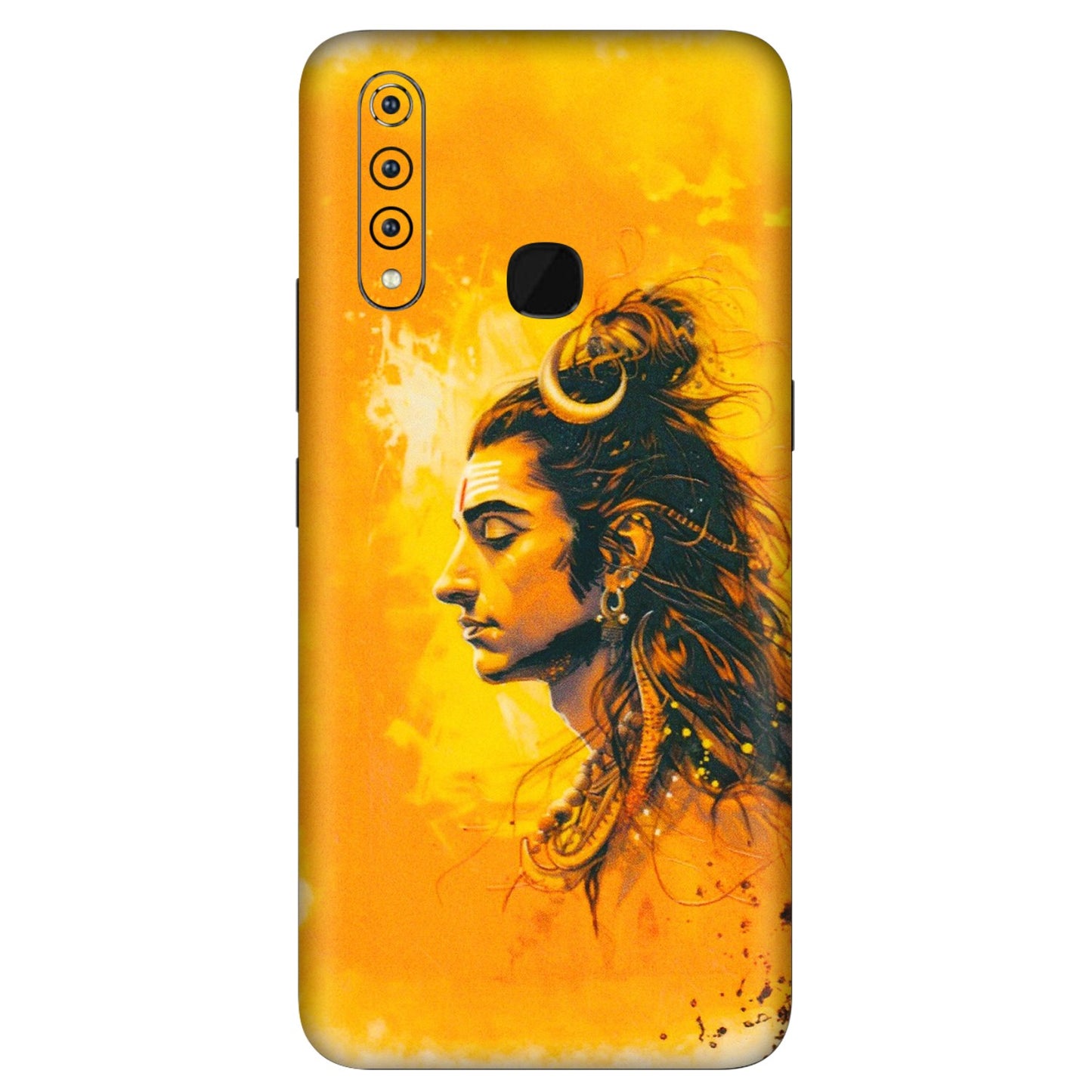 VIVO Z/V/X/T/U/S Series Phone Skins (All Models) - Shiv Shakti - 3D Embossed Finish (L-14) Vivo Z1 Pro