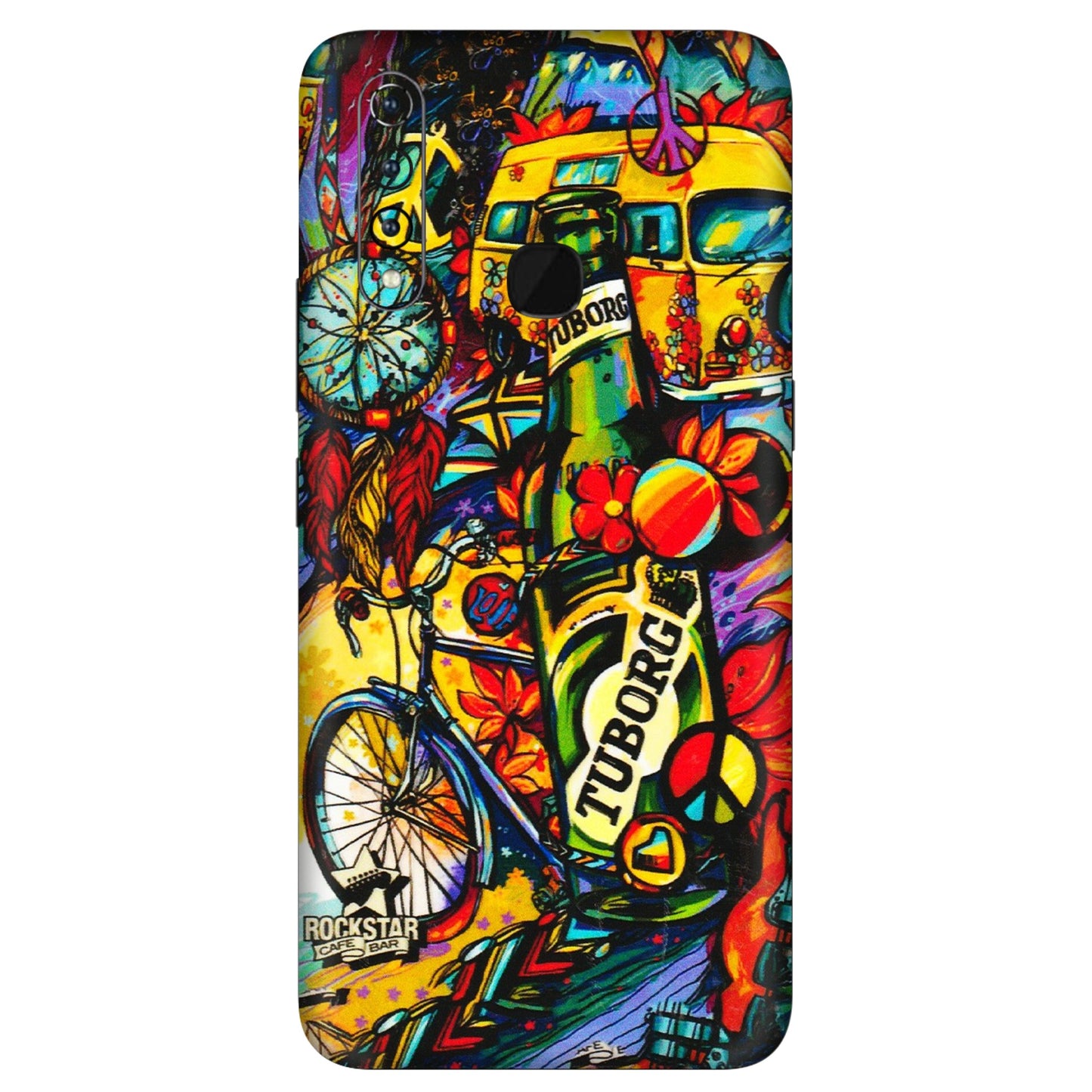 VIVO Z/V/X/T/U/S Series Phone Skins (All Models) - Cool Beer Bottle - 3D Embossed Finish (L-193) Vivo Z1 Pro