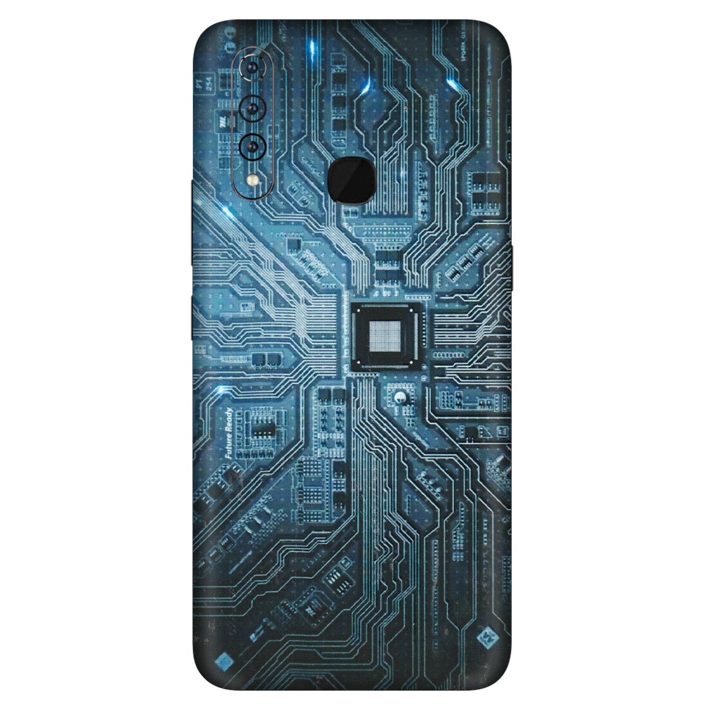 VIVO Z/V/X/T/U/S Series Phone Skins (All Models) - Original Circuit - 3D Embossed Finish (L-267) Vivo Z1 Pro