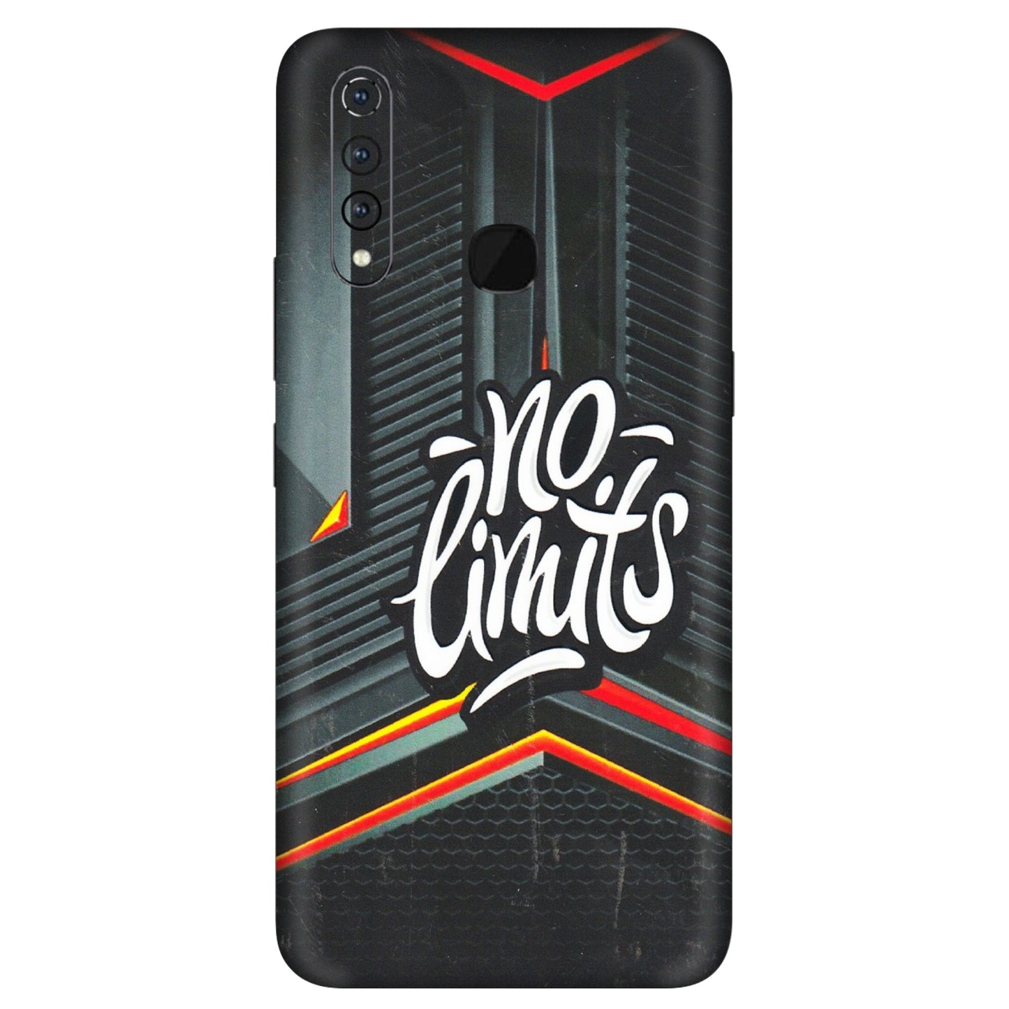 VIVO Z/V/X/T/U/S Series Phone Skins (All Models) - No Limits - 3D Embossed Finish (L-286) Vivo Z1 Pro