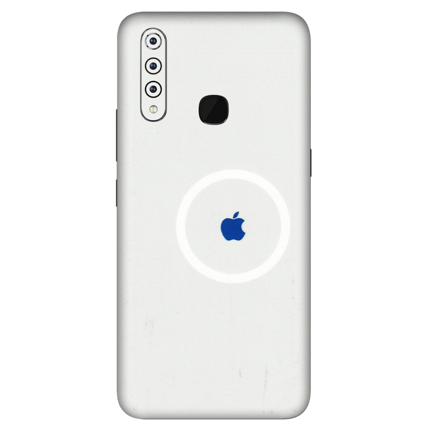 VIVO Z/V/X/T/U/S Series Phone Skins (All Models) - iPhone Magsafe Logo - 3D Embossed Finish (L-320) Vivo Z1 Pro