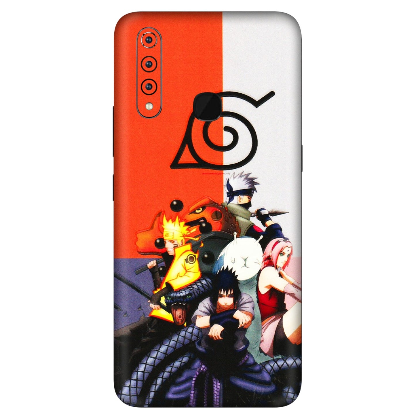 VIVO Z/V/X/T/U/S Series Phone Skins (All Models) - Naruto Final Fight - 3D Embossed Finish (L-33) Vivo Z1 Pro