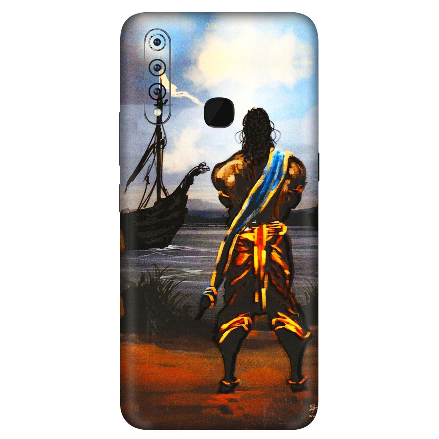 VIVO Z/V/X/T/U/S Series Phone Skins (All Models) - Heavenly God Figure - 3D Embossed Finish (L-34) Vivo Z1 Pro