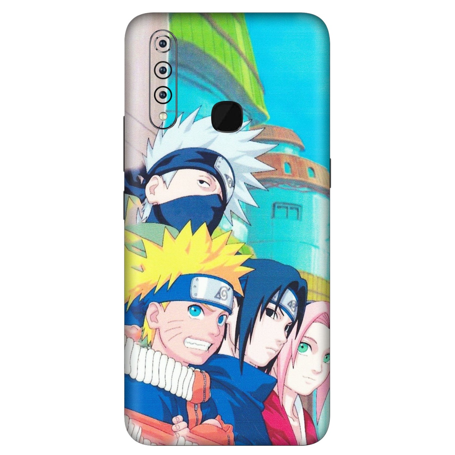 VIVO Z/V/X/T/U/S Series Phone Skins (All Models) - Team Minato And Kakashi - Matte Finish (M-101) Vivo Z1 Pro