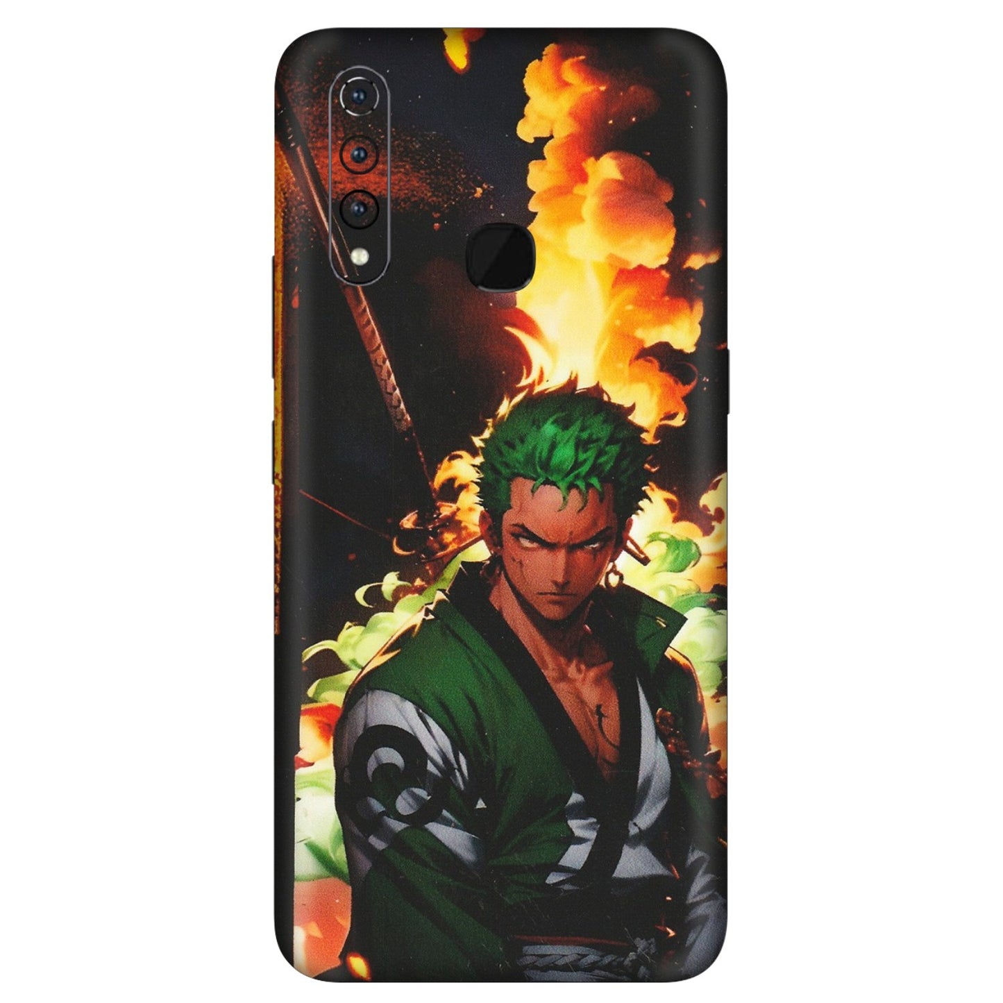 VIVO Z/V/X/T/U/S Series Phone Skins (All Models) - Roronoa Zoro - Matte Finish (M-102) Vivo Z1 Pro