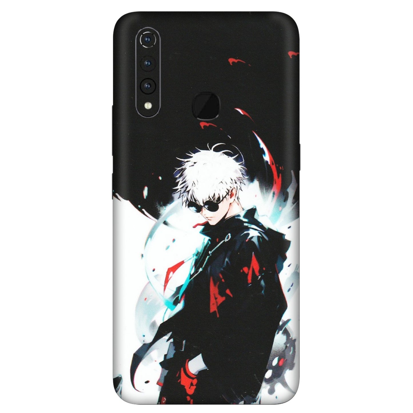 VIVO Z/V/X/T/U/S Series Phone Skins (All Models) - Gojo Powerful Charater Kaisen Anime - Matte Finish (M-144) Vivo Z1 Pro