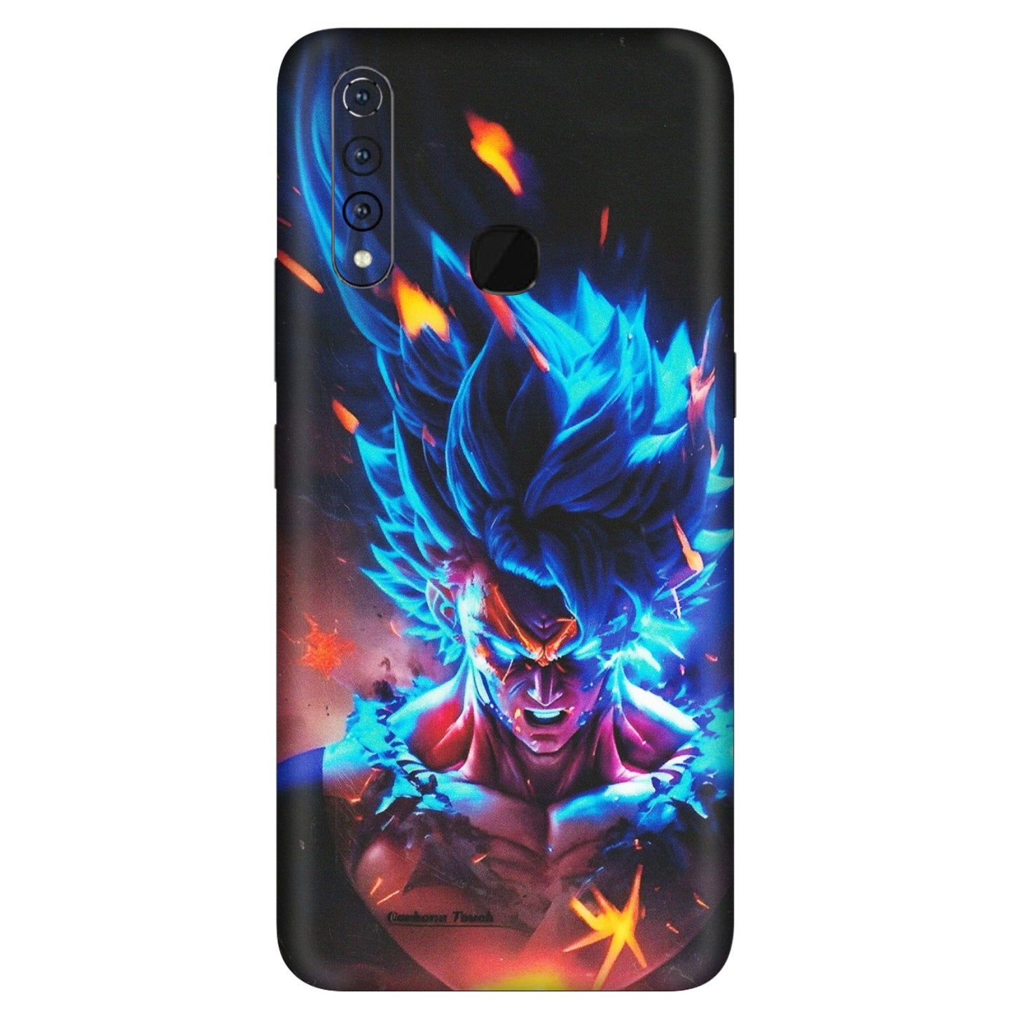 VIVO Z/V/X/T/U/S Series Phone Skins (All Models) - Angry Goku Dragon Ball Anime - Matte Finish (M-150) Vivo Z1 Pro