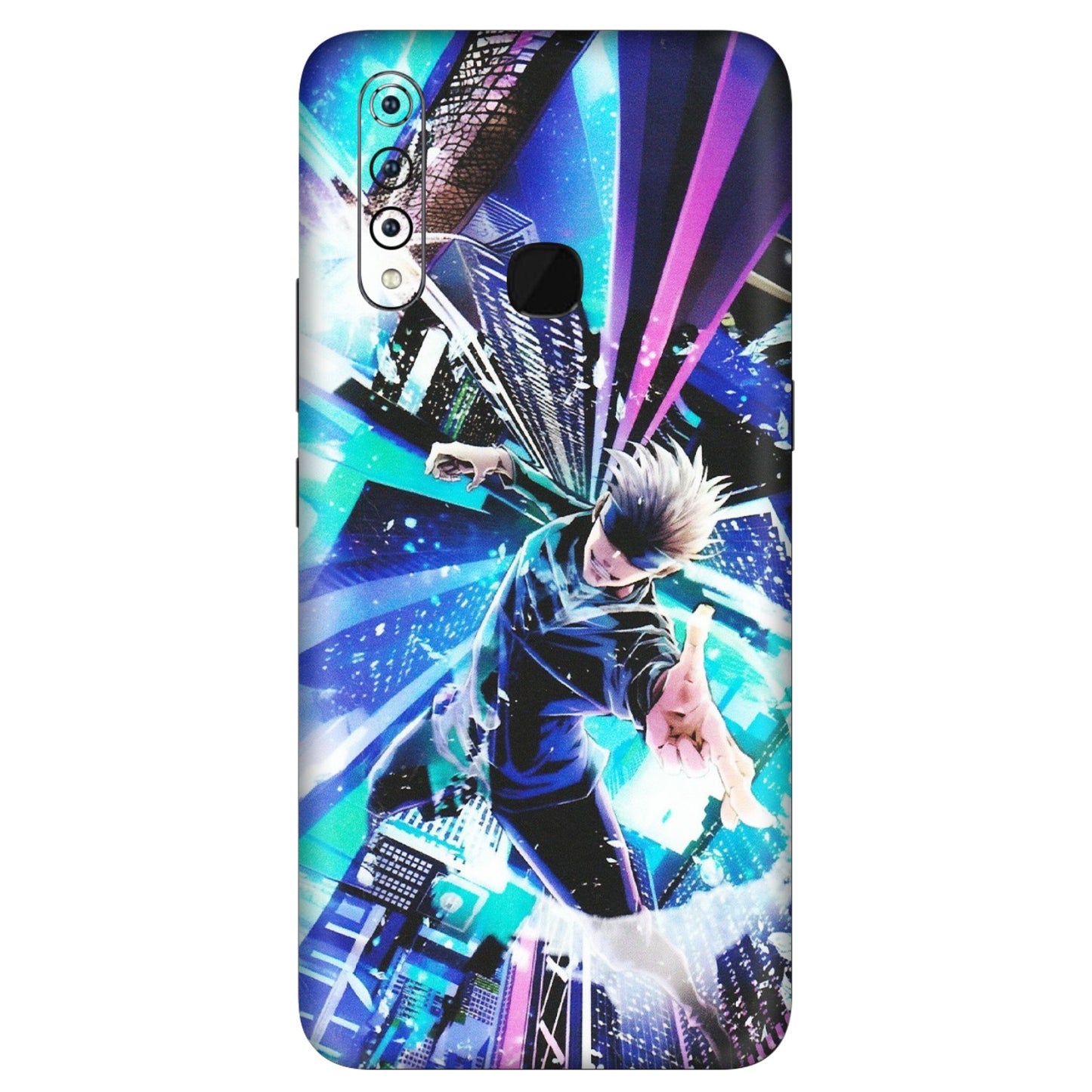 VIVO Z/V/X/T/U/S Series Phone Skins (All Models) - Manga Action Jujustu Kaisen Anime - Matte Finish (M-155) Vivo Z1 Pro