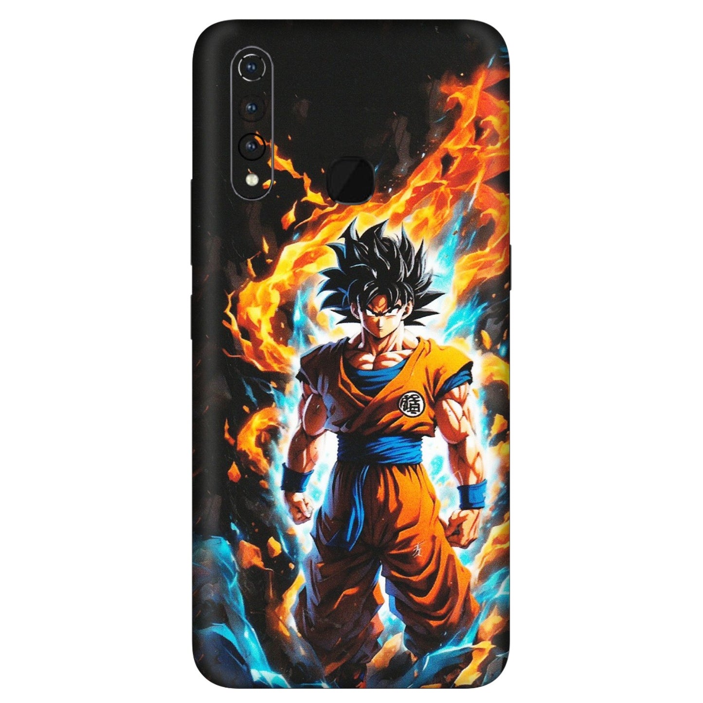 VIVO Z/V/X/T/U/S Series Phone Skins (All Models) - Goku Transformation Anime - Matte Finish (M-159) Vivo Z1 Pro