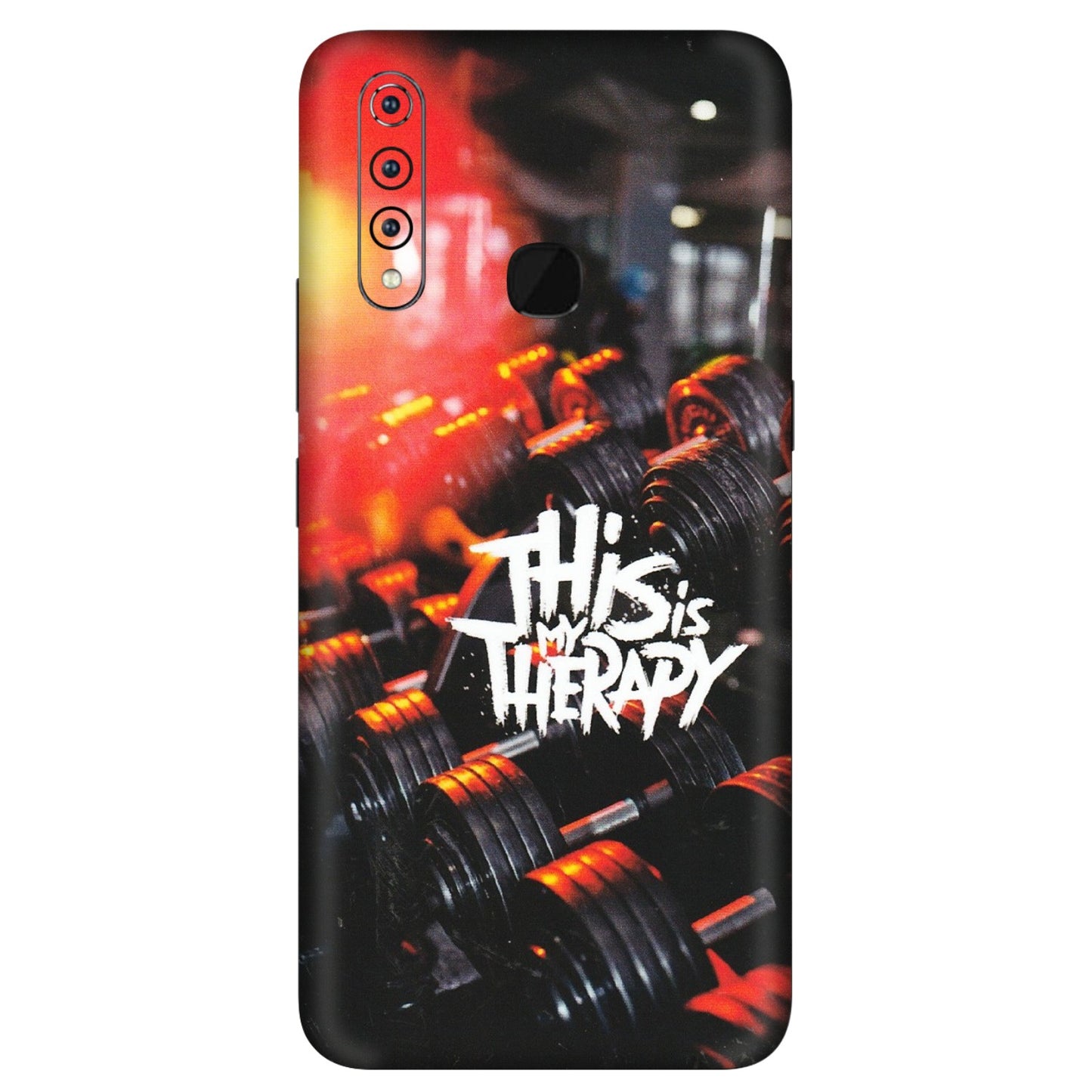VIVO Z/V/X/T/U/S Series Phone Skins (All Models) - GYM Lover Therapy - Matte Finish (M-160) Vivo Z1 Pro