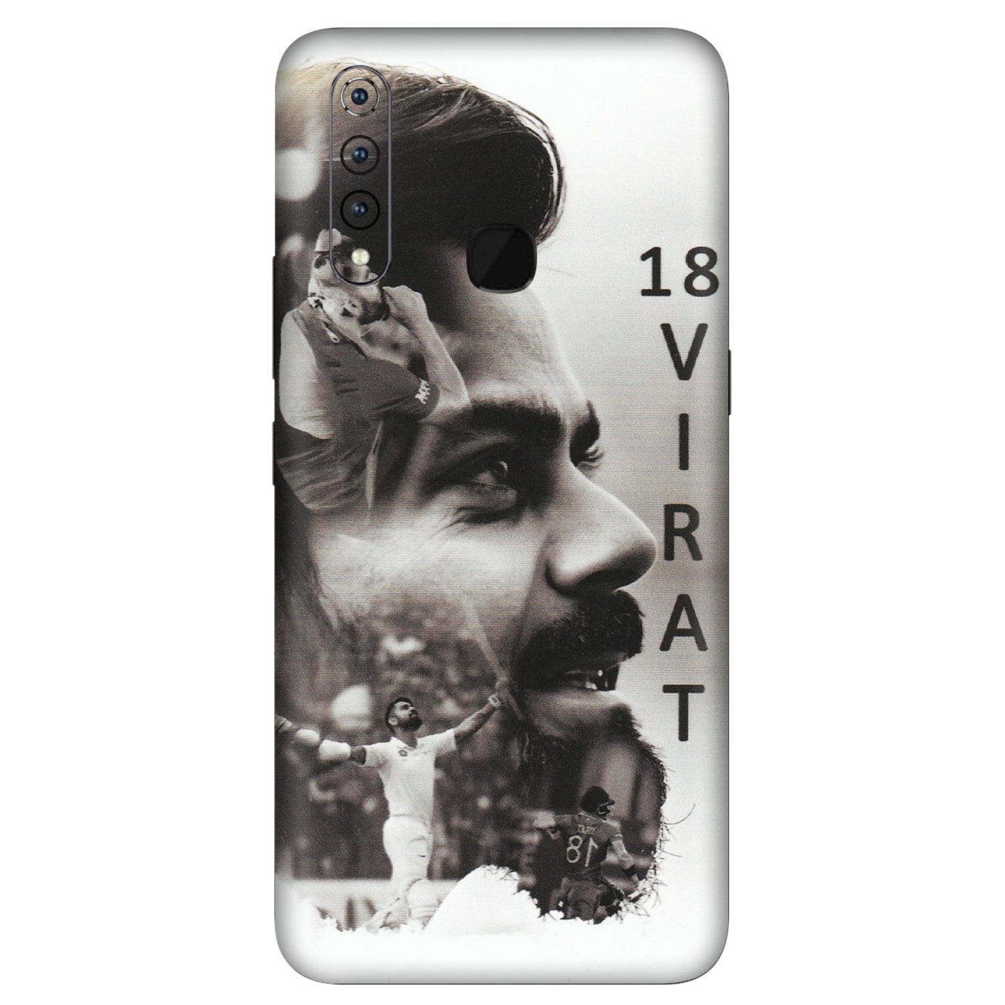 VIVO Z/V/X/T/U/S Series Phone Skins (All Models) - Virat Kohli Cricketer - Matte Finish (M-163) Vivo Z1 Pro