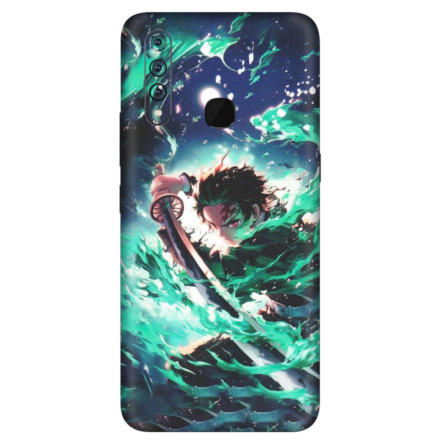 VIVO Z/V/X/T/U/S Series Phone Skins (All Models) - Sword Fighter Anime - Matte Finish (M-29) Vivo Z1 Pro