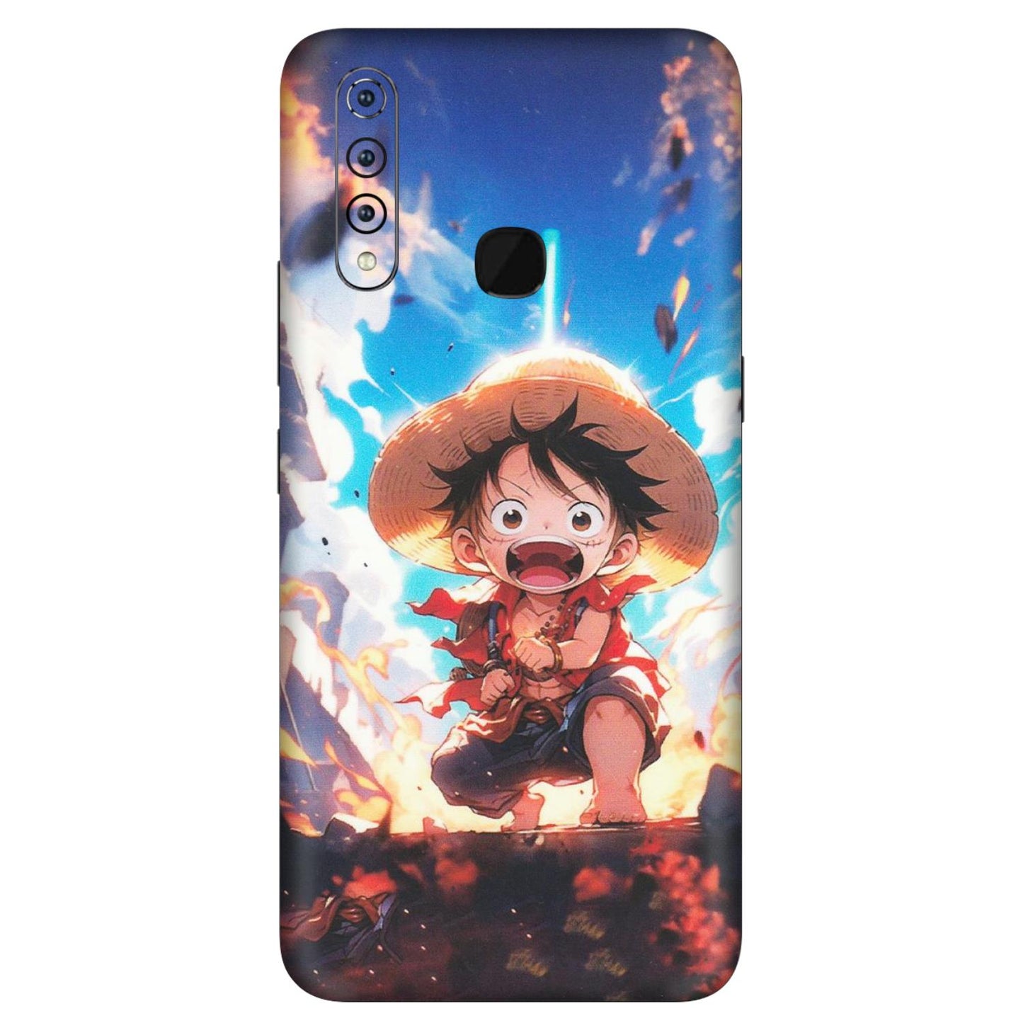 VIVO Z/V/X/T/U/S Series Phone Skins (All Models) - Toon One Piece Cute Character - Matte Finish (M-35) Vivo Z1 Pro