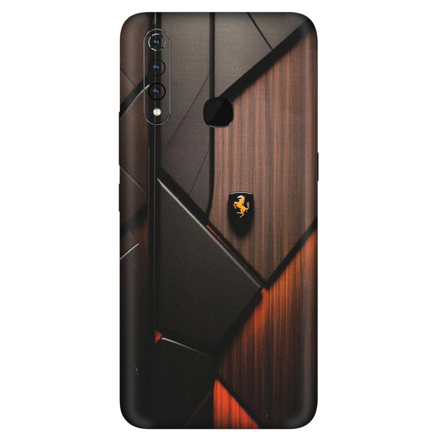 VIVO Z/V/X/T/U/S Series Phone Skins (All Models) - Lambo Beauty Wood Pattern Sober - Matte Finish (M-51) Vivo Z1 Pro