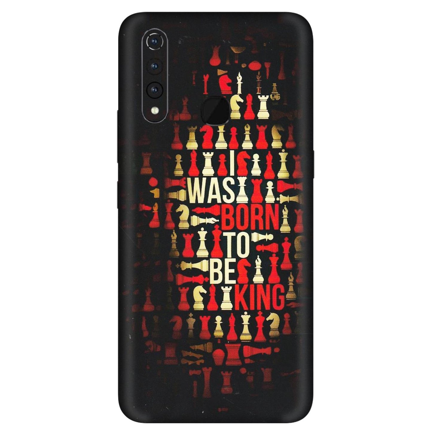 VIVO Z/V/X/T/U/S Series Phone Skins (All Models) - Born To Be King - Matte Finish (M-73) Vivo Z1 Pro