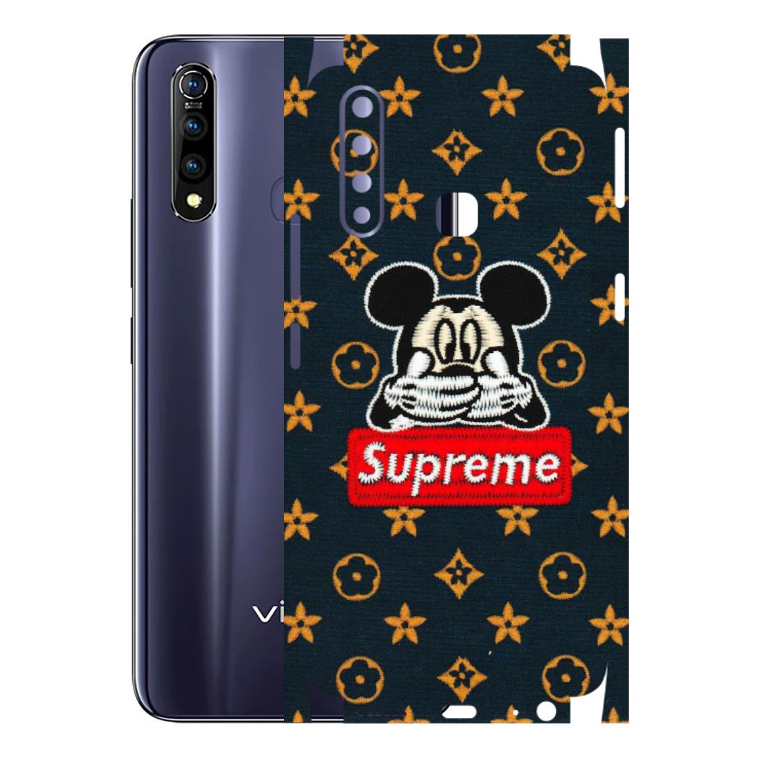 VIVO Z/V/X/T/U/S Series Phone Skins (All Models) - Mickey Supreme - Matte Finish (M-83) Vivo Z1 Pro