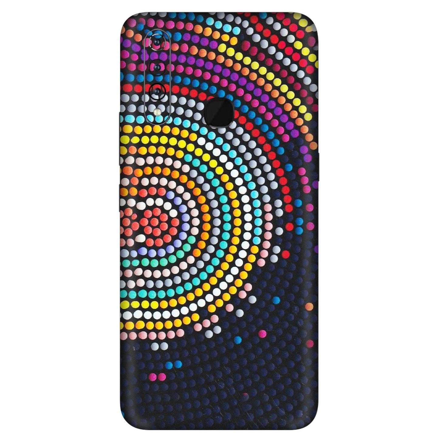 VIVO Z/V/X/T/U/S Series Phone Skins (All Models) - Rainbow Dot Mandala - Matte Finish (M-97) Vivo Z1 Pro