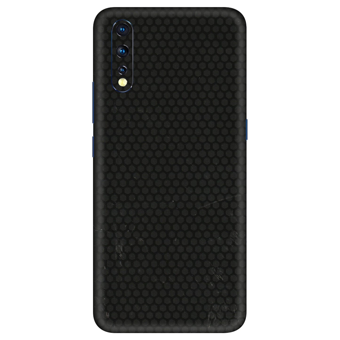 VIVO Z/V/X/T/U/S Series Phone Skins (All Models) - Black honeycomb - 3D Embossed Finish (L-114) Vivo Z1 X