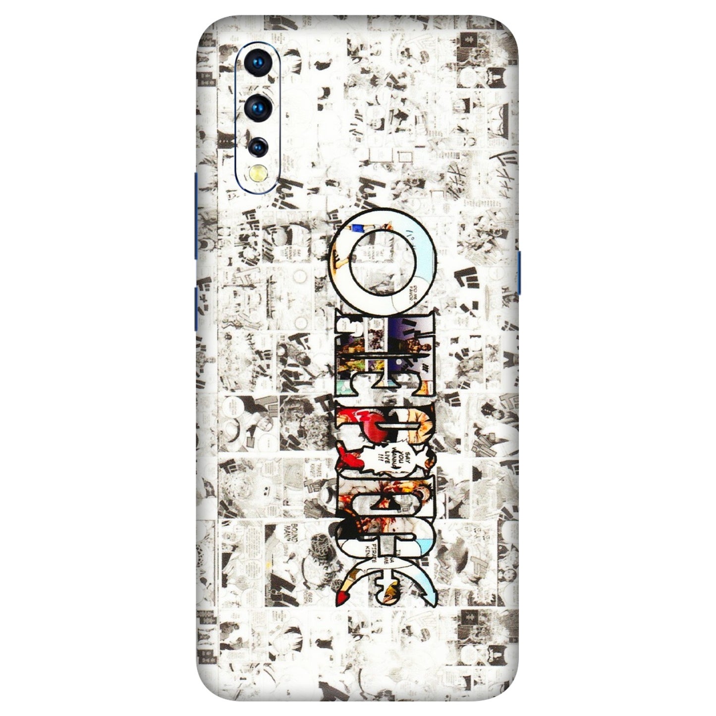 VIVO Z/V/X/T/U/S Series Phone Skins (All Models) - One Piece Manga - 3D Embossed Finish (L-26) Vivo Z1 X