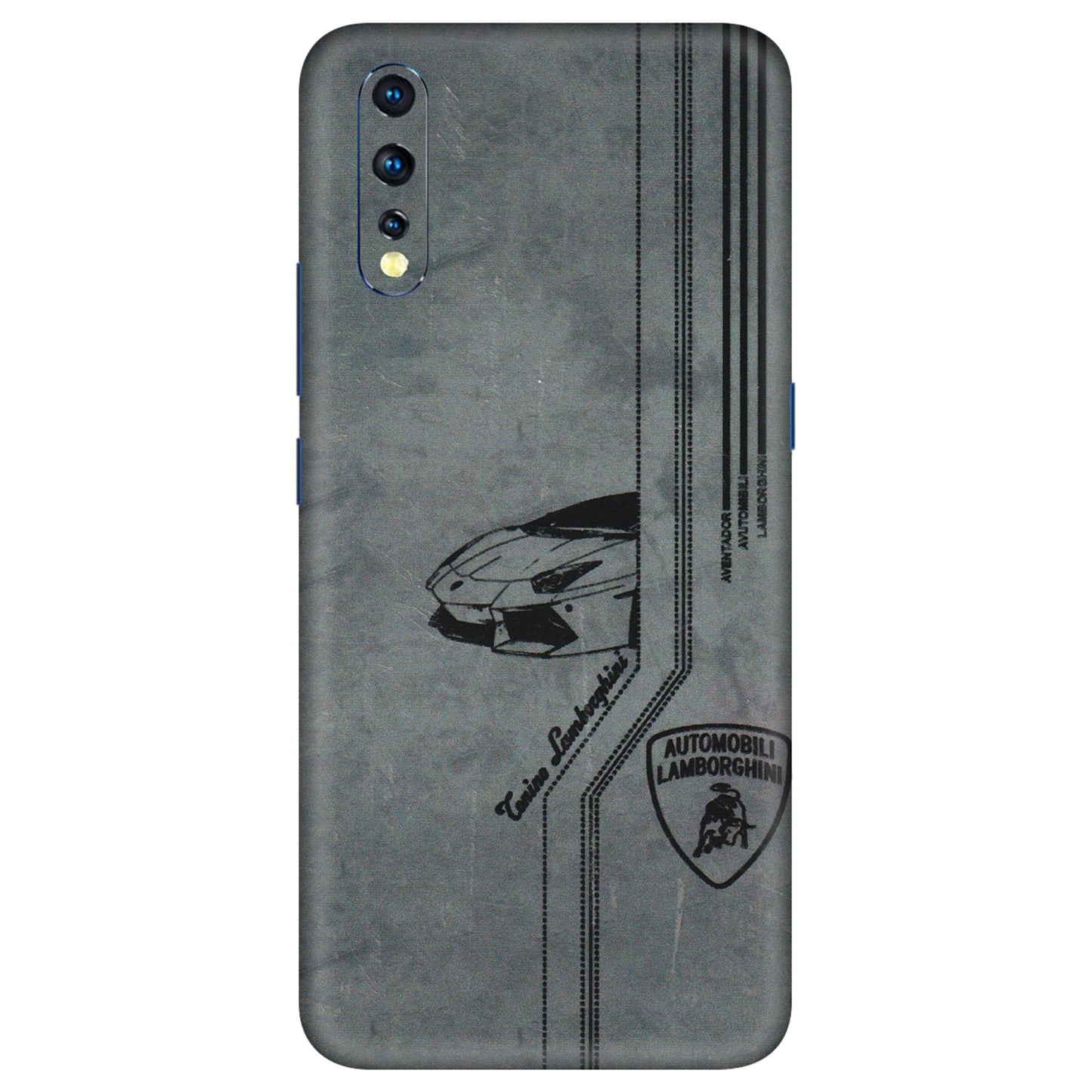 VIVO Z/V/X/T/U/S Series Phone Skins (All Models) - New Lamborgini Aventador - 3D Embossed Finish (L-321) Vivo Z1 X