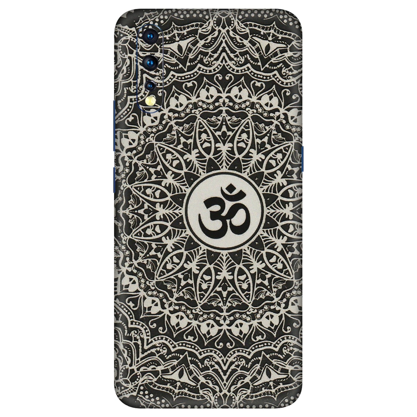VIVO Z/V/X/T/U/S Series Phone Skins (All Models) - Aum Elegant Mandala - 3D Embossed Finish (L-62) Vivo Z1 X