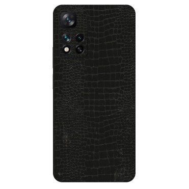 Xiaomi Redmi Phone Skins (All Models) - Snake Leather Black - 3D Embossed Finish (L-107) Mi 11i 5G
