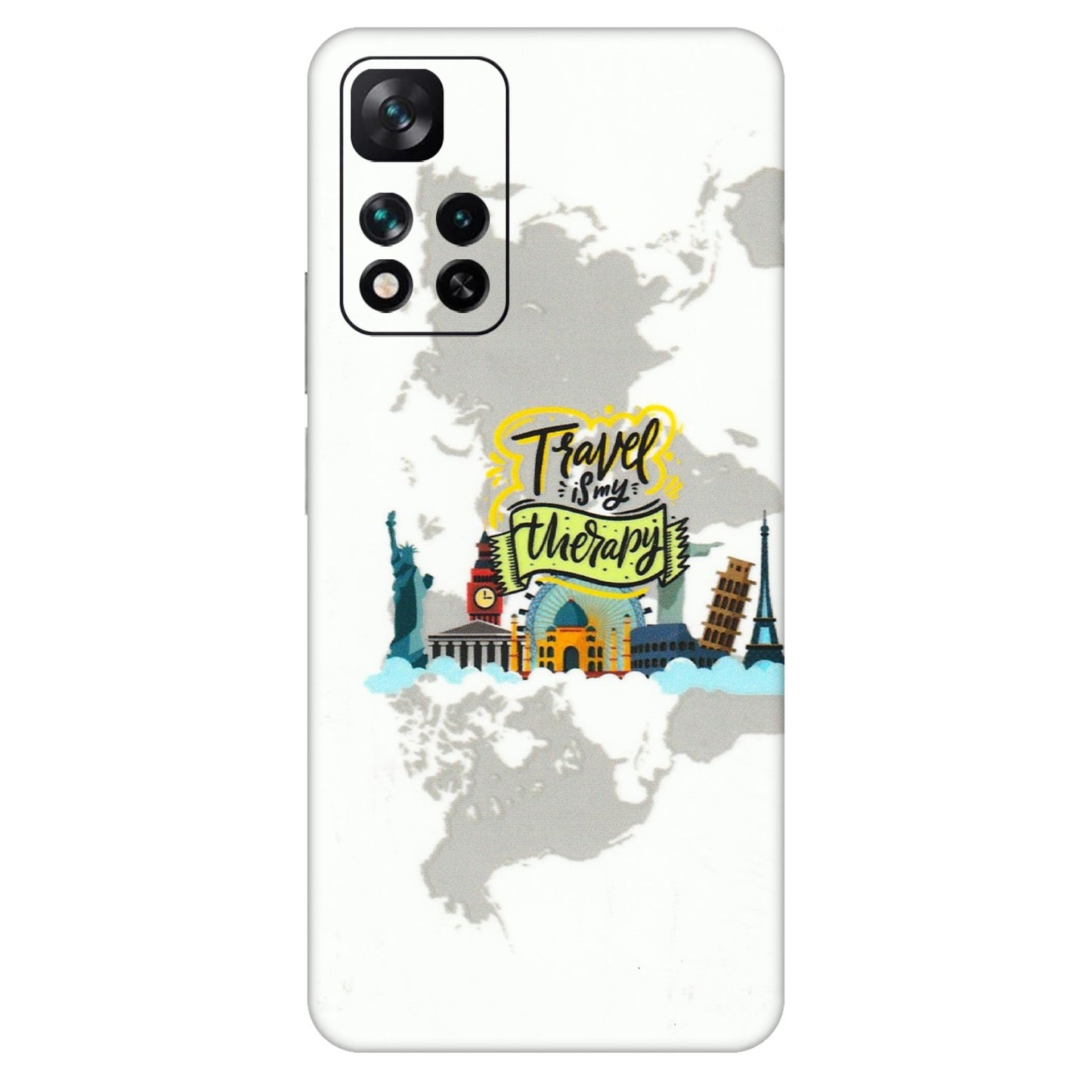Xiaomi Redmi Phone Skins (All Models) - Travel Therapy - 3D Embossed Finish (L-199) Mi 11i 5G