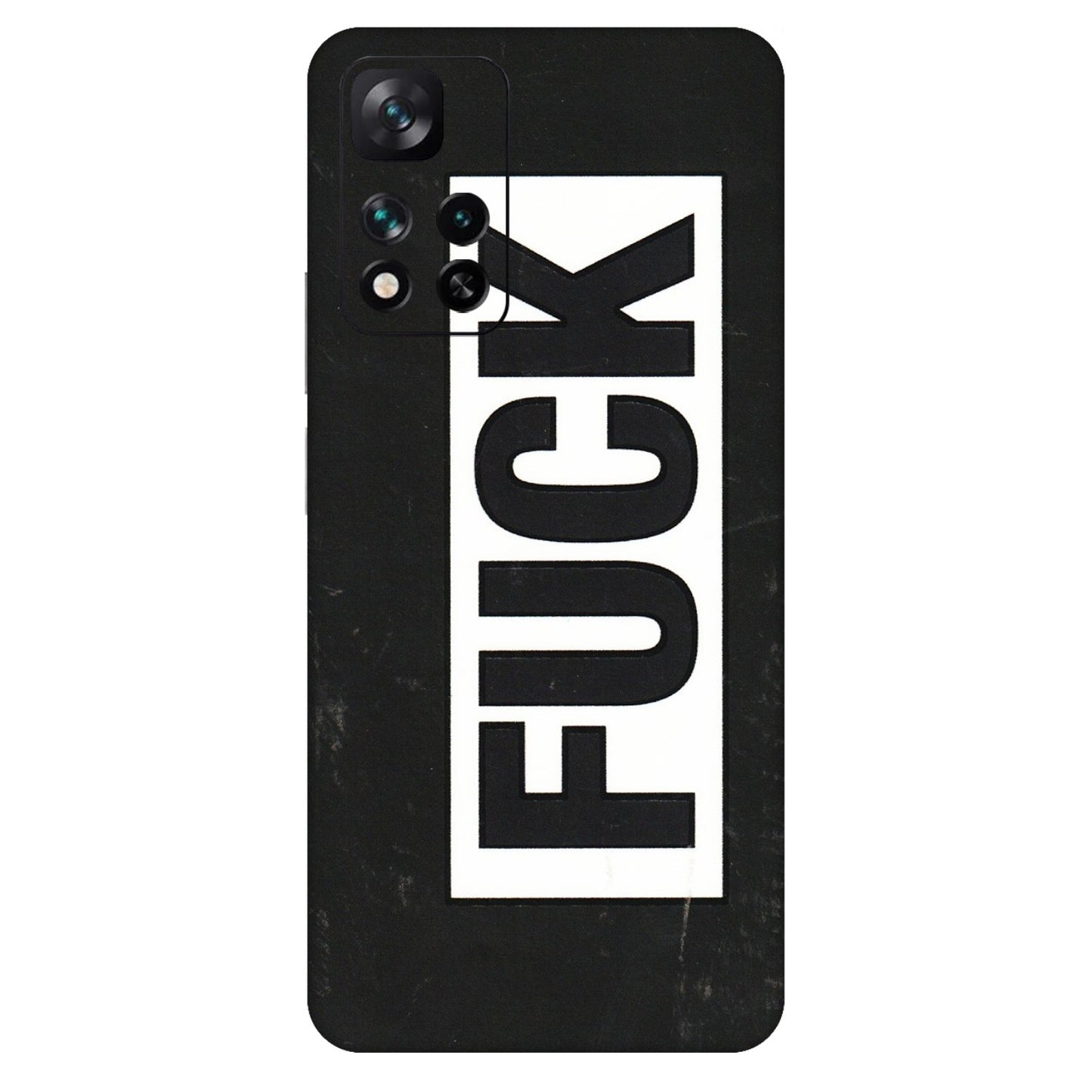Xiaomi Redmi Phone Skins (All Models) - The F Word - 3D Embossed Finish (L-255) Mi 11i 5G