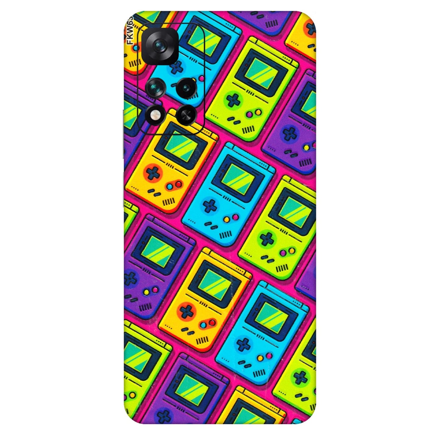Xiaomi Redmi Phone Skins (All Models) - Gameboy Colourful - 3D Embossed Finish (L-266) Mi 11i 5G